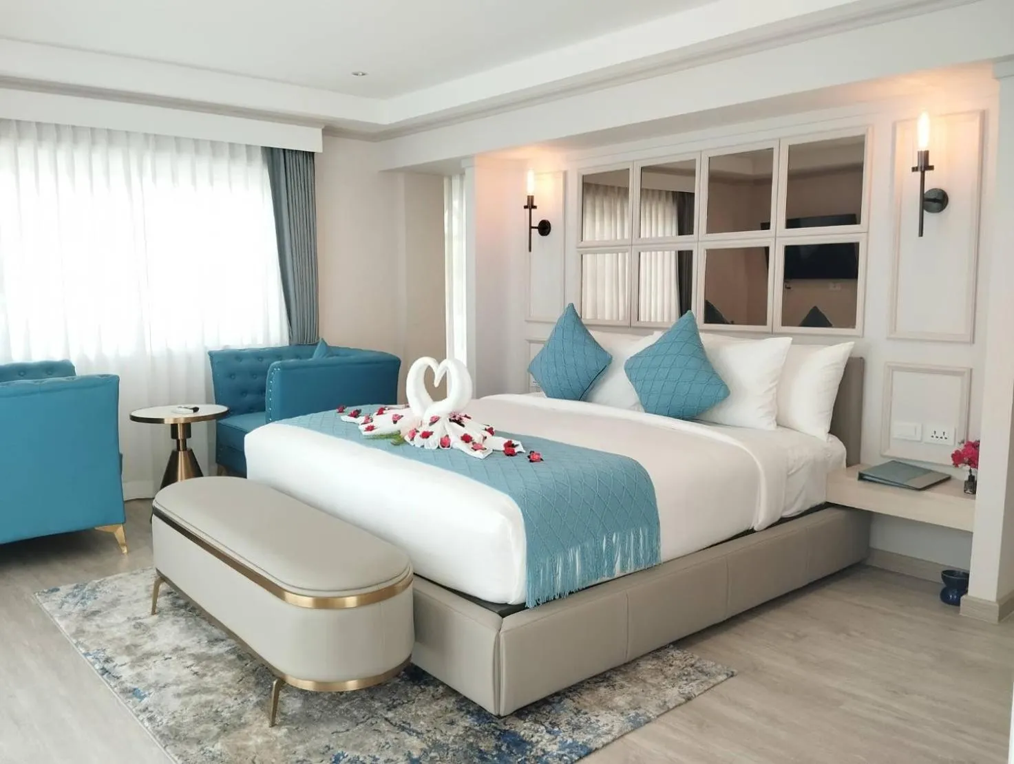 Bedroom, Bed in Villa Atchara