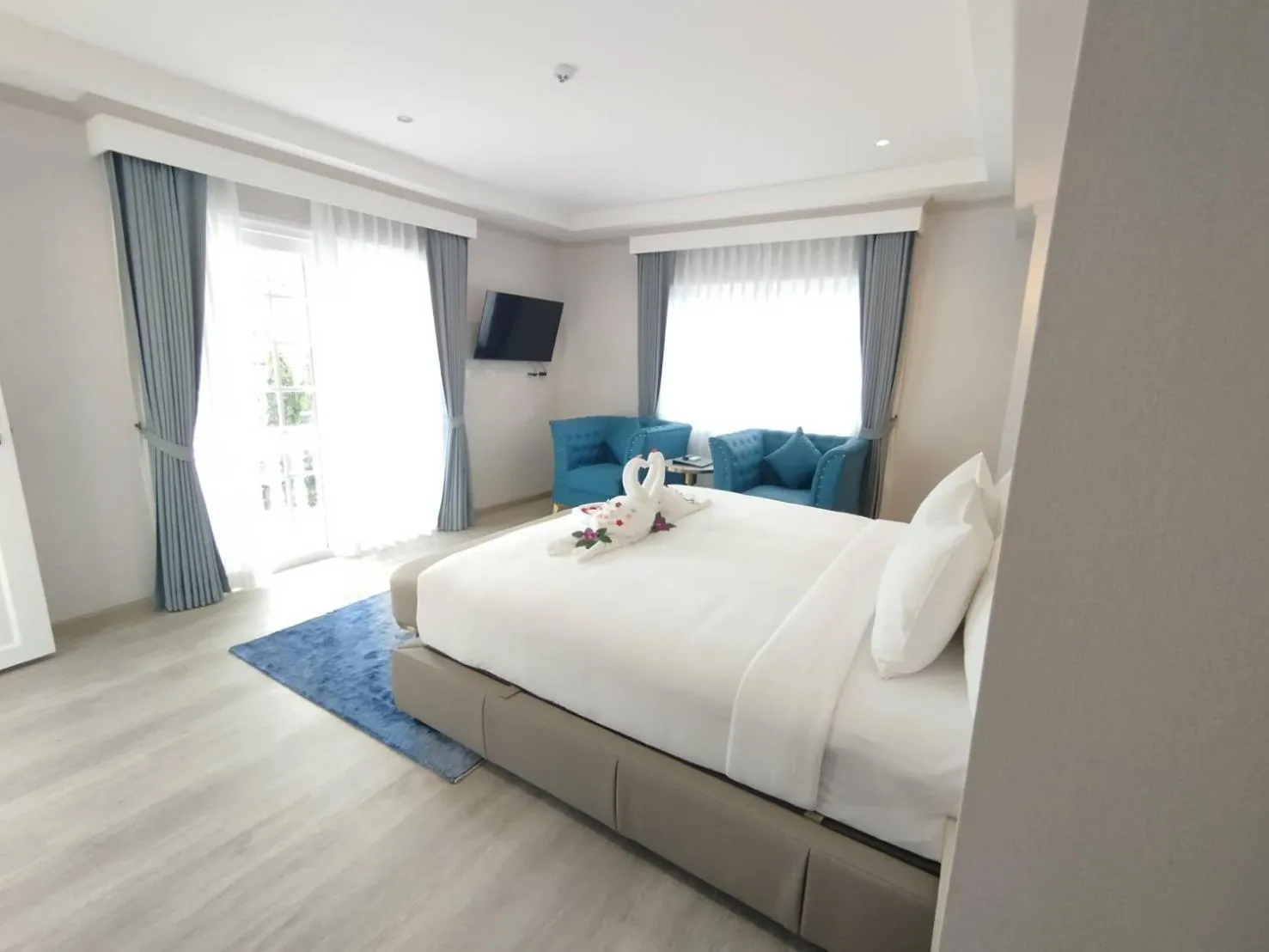 Bedroom, Bed in Villa Atchara