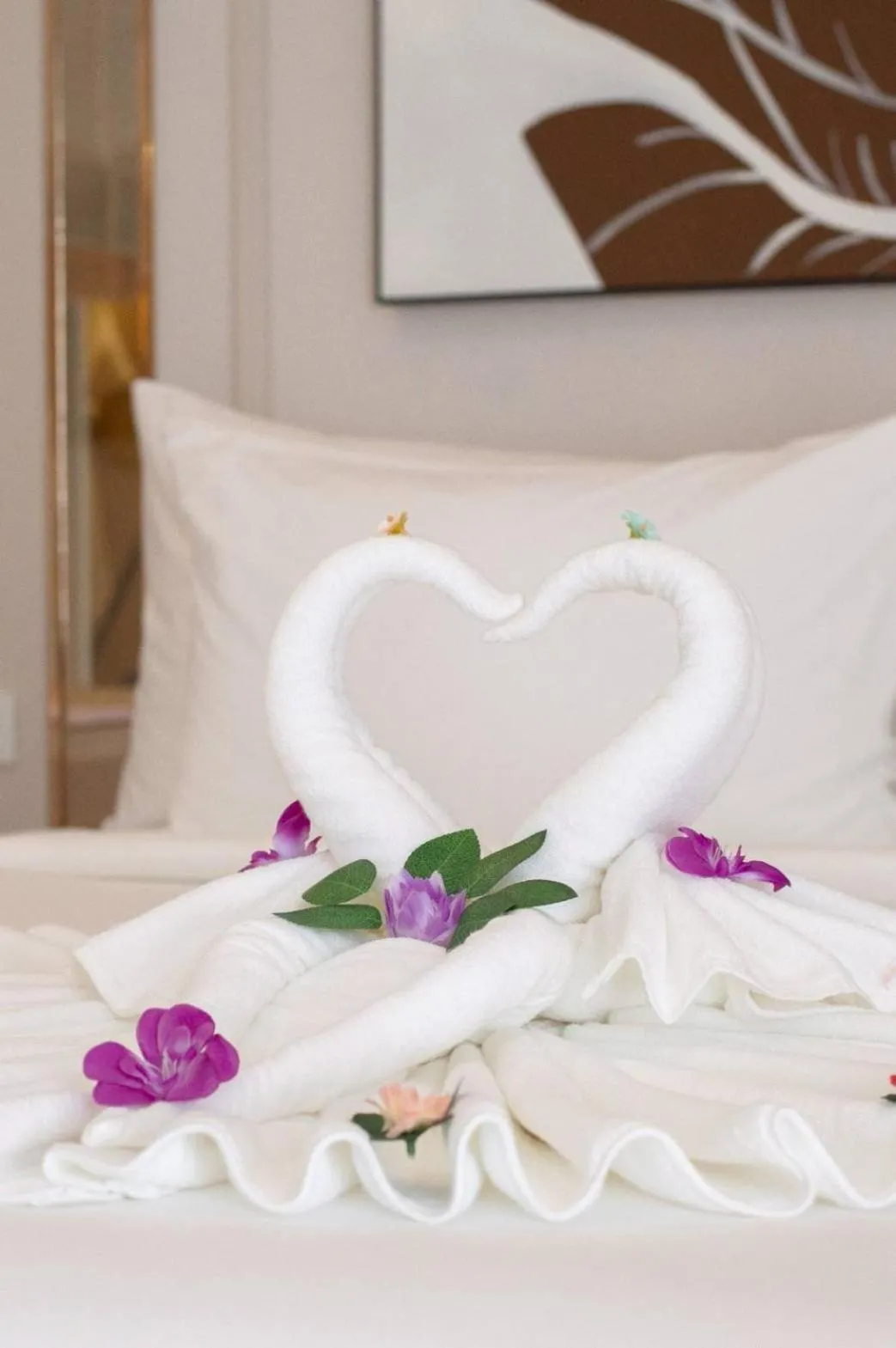 Bed in Villa Atchara