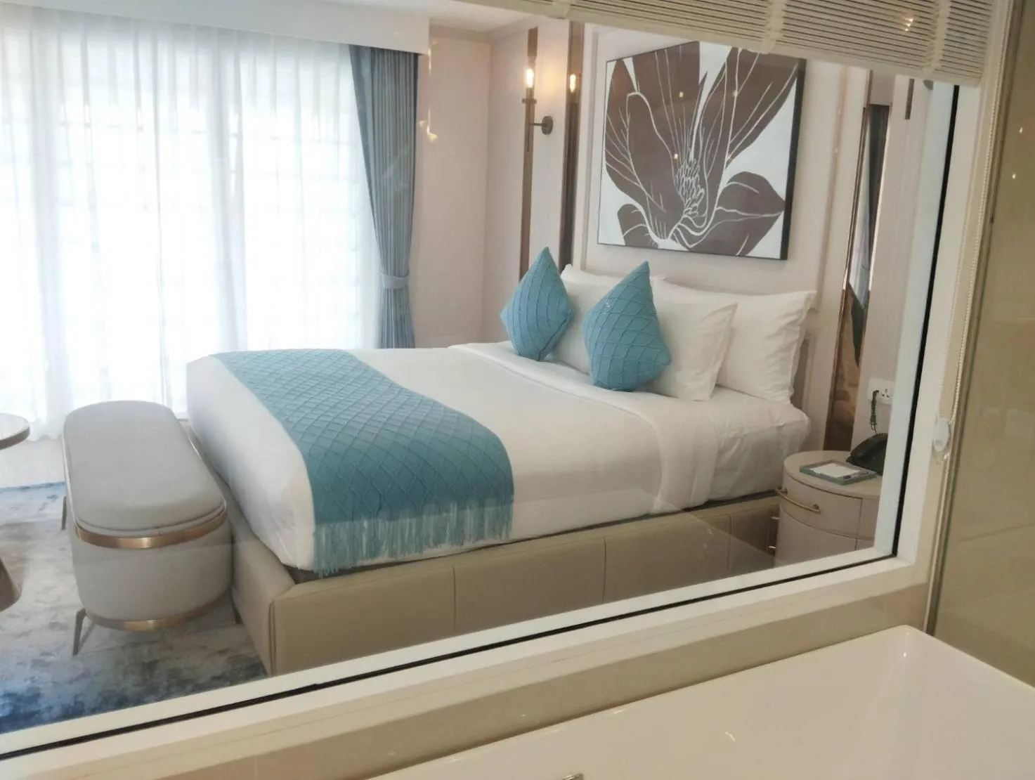 Bedroom, Bed in Villa Atchara