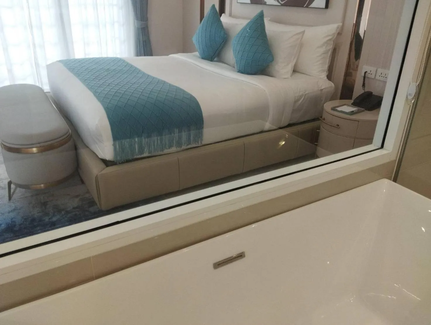 Bedroom, Bed in Villa Atchara