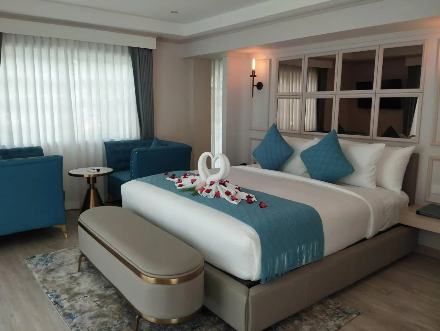 Bedroom, Bed in Villa Atchara