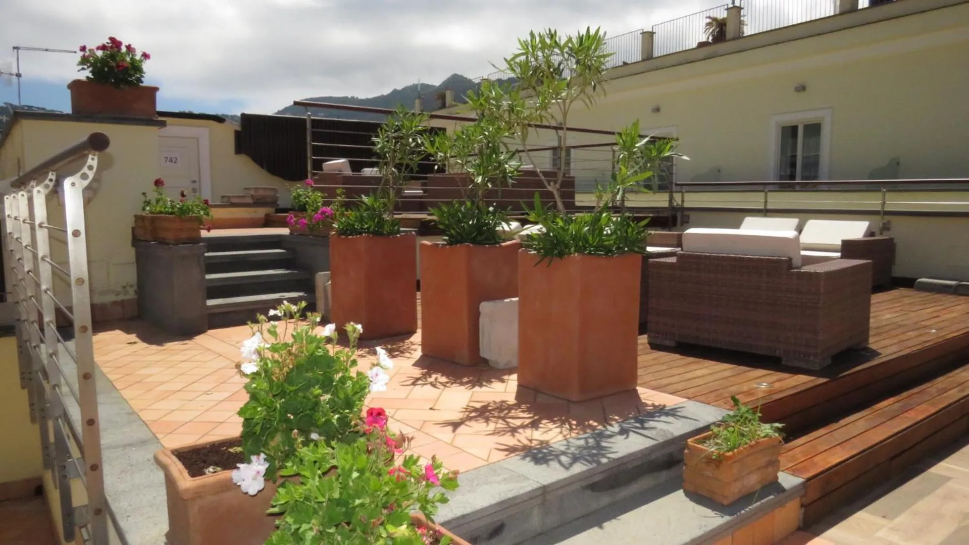 Balcony/Terrace in Seven Hostel & Rooms