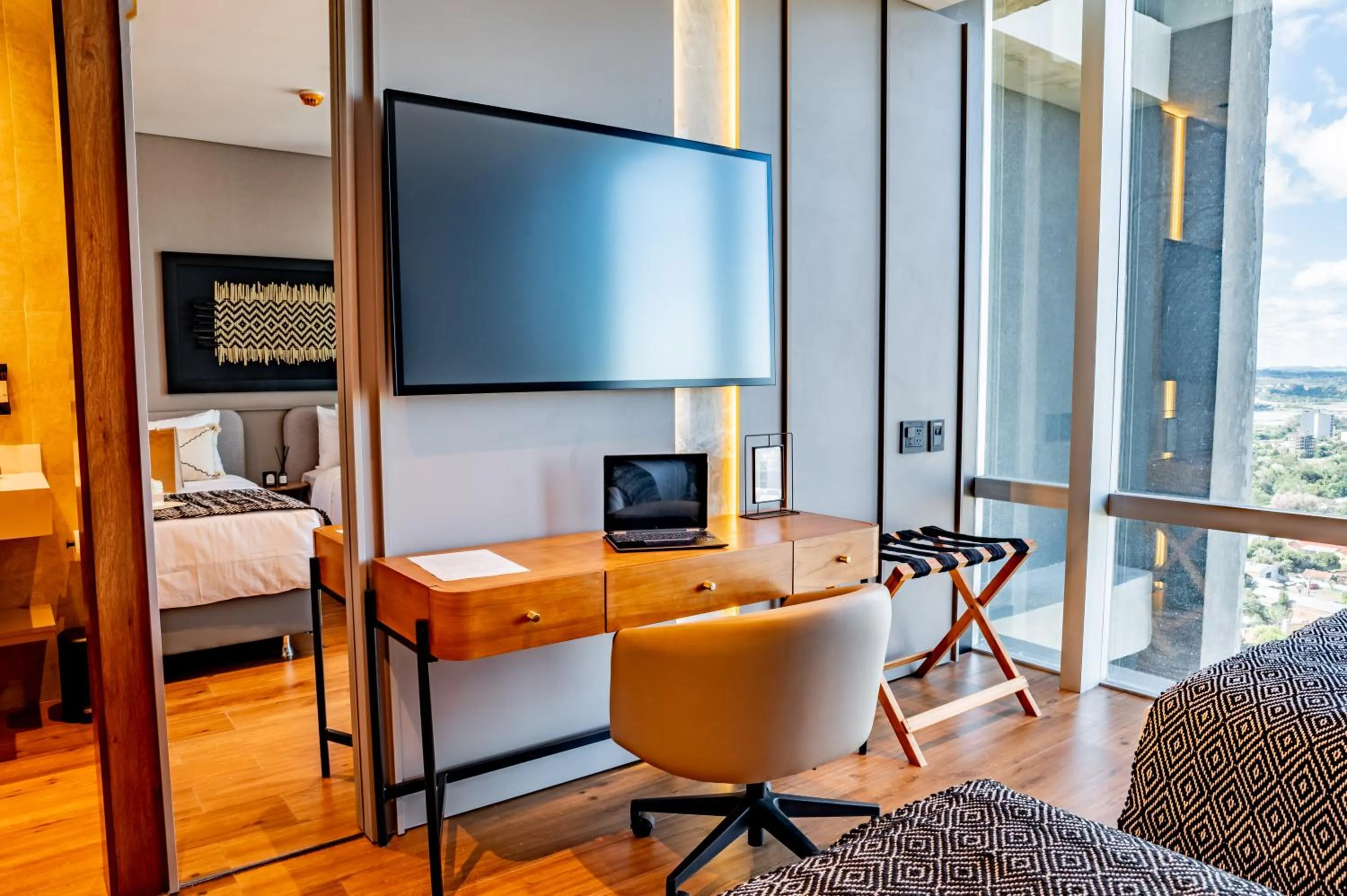 Seating area in Alula Hotel Encarnacion