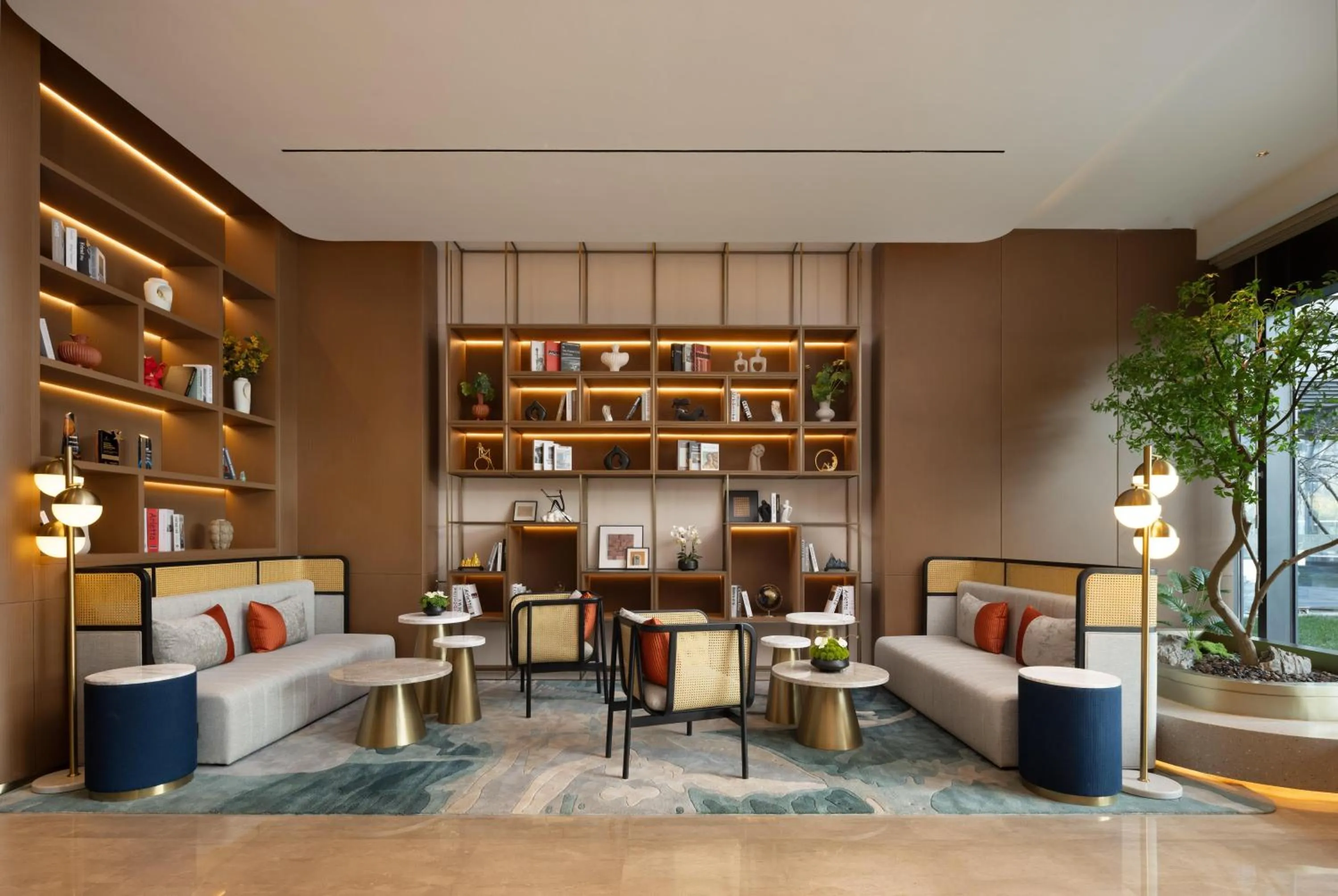 Lobby or reception in Hilton Garden Inn Hangzhou Grand Canal