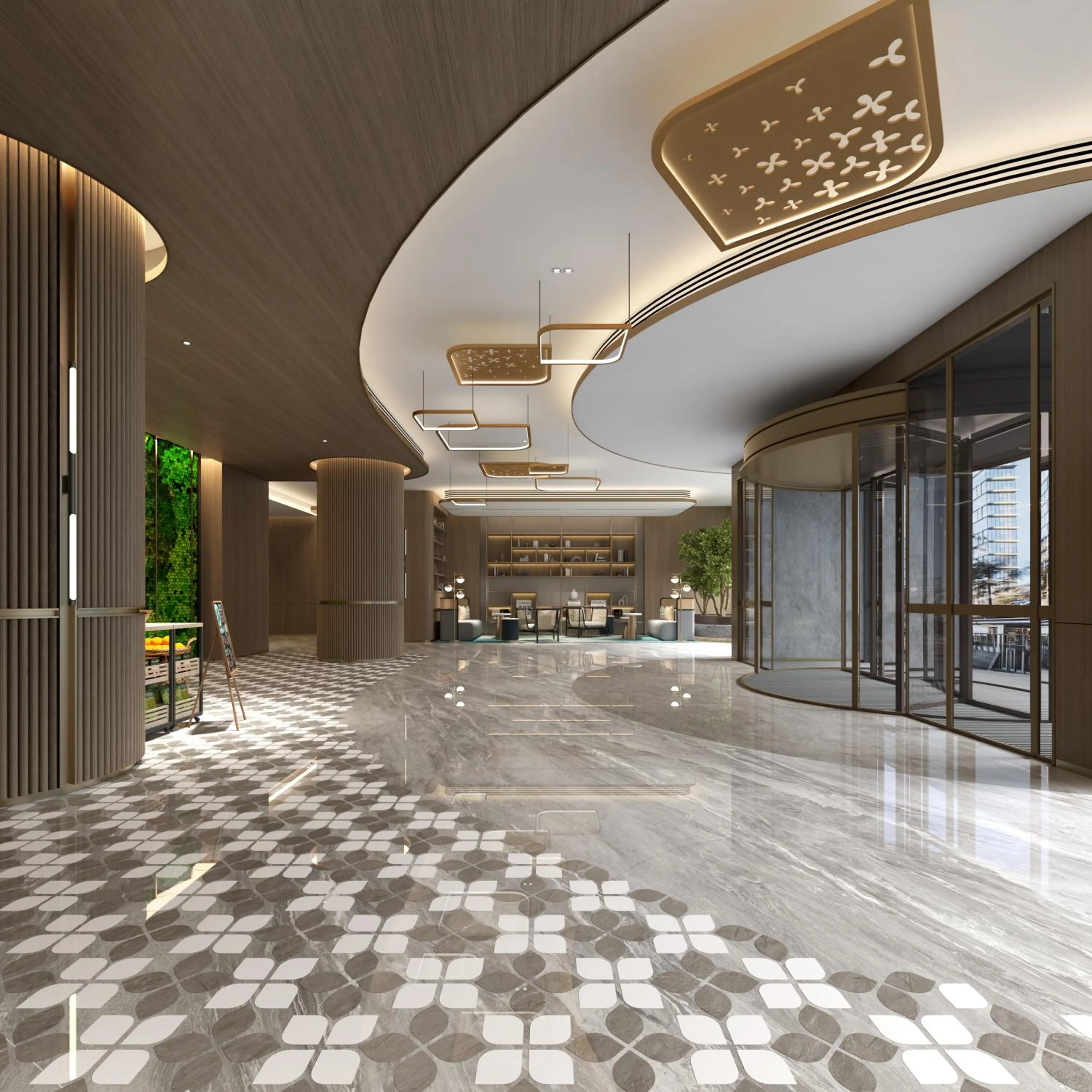 Lobby or reception in Hilton Garden Inn Hangzhou Grand Canal