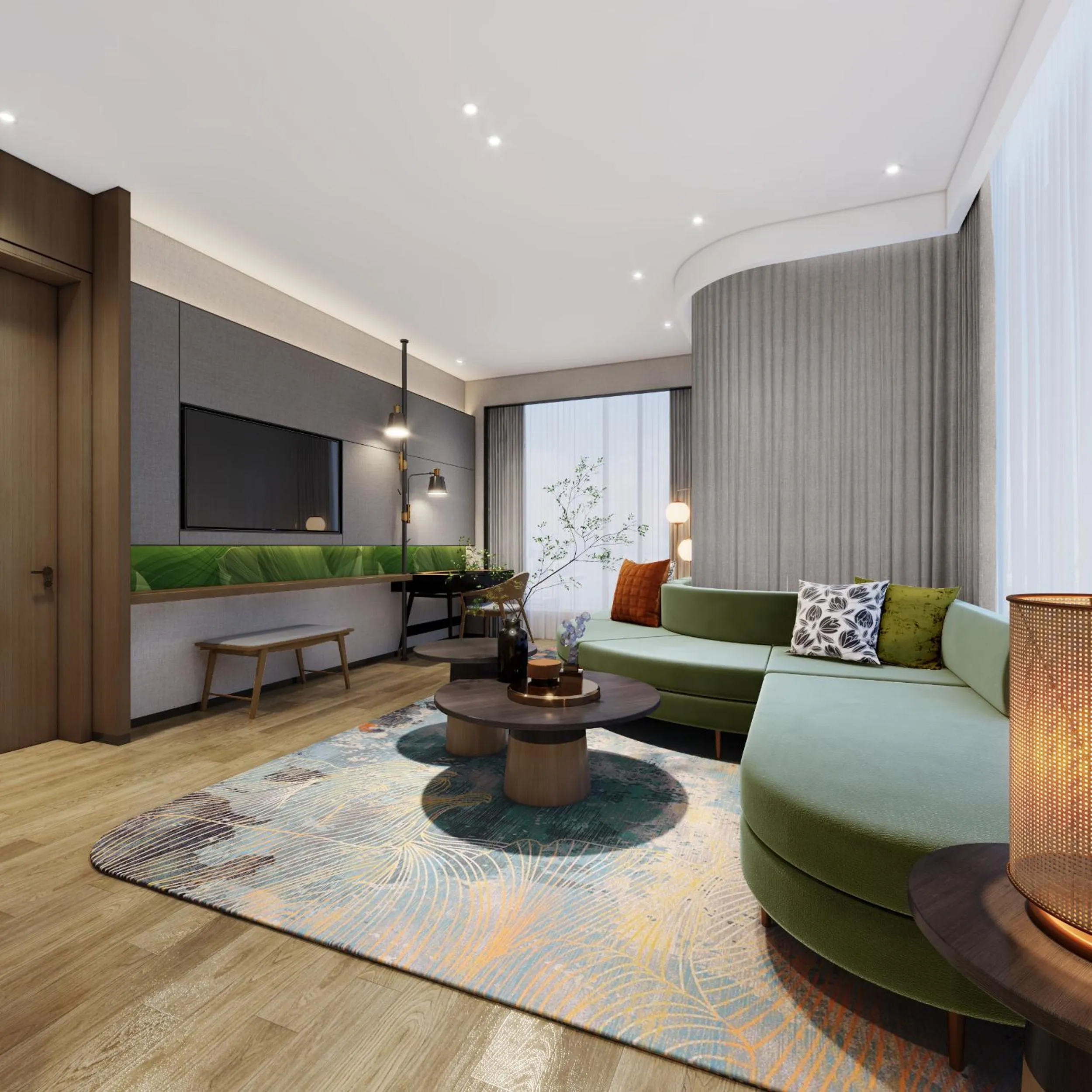 Living room in Hilton Garden Inn Hangzhou Grand Canal