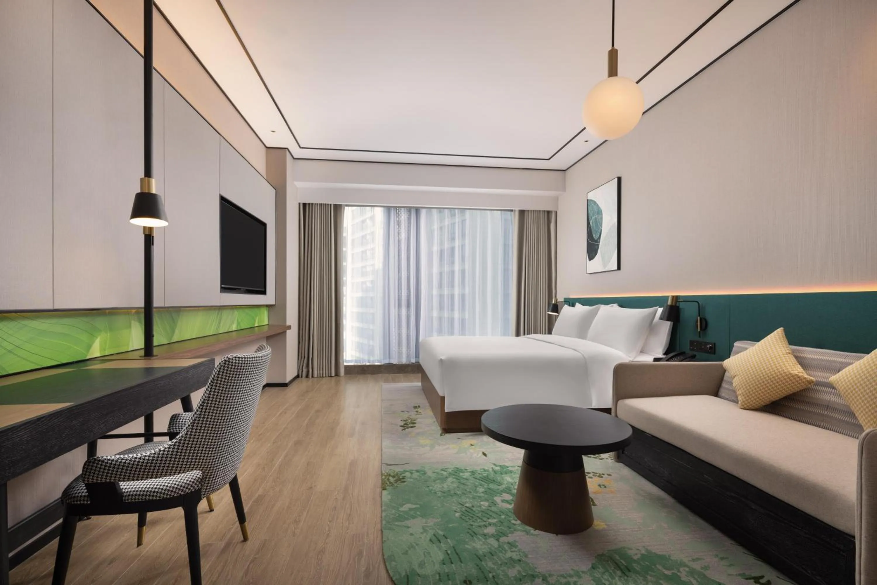 Living room in Hilton Garden Inn Hangzhou Grand Canal