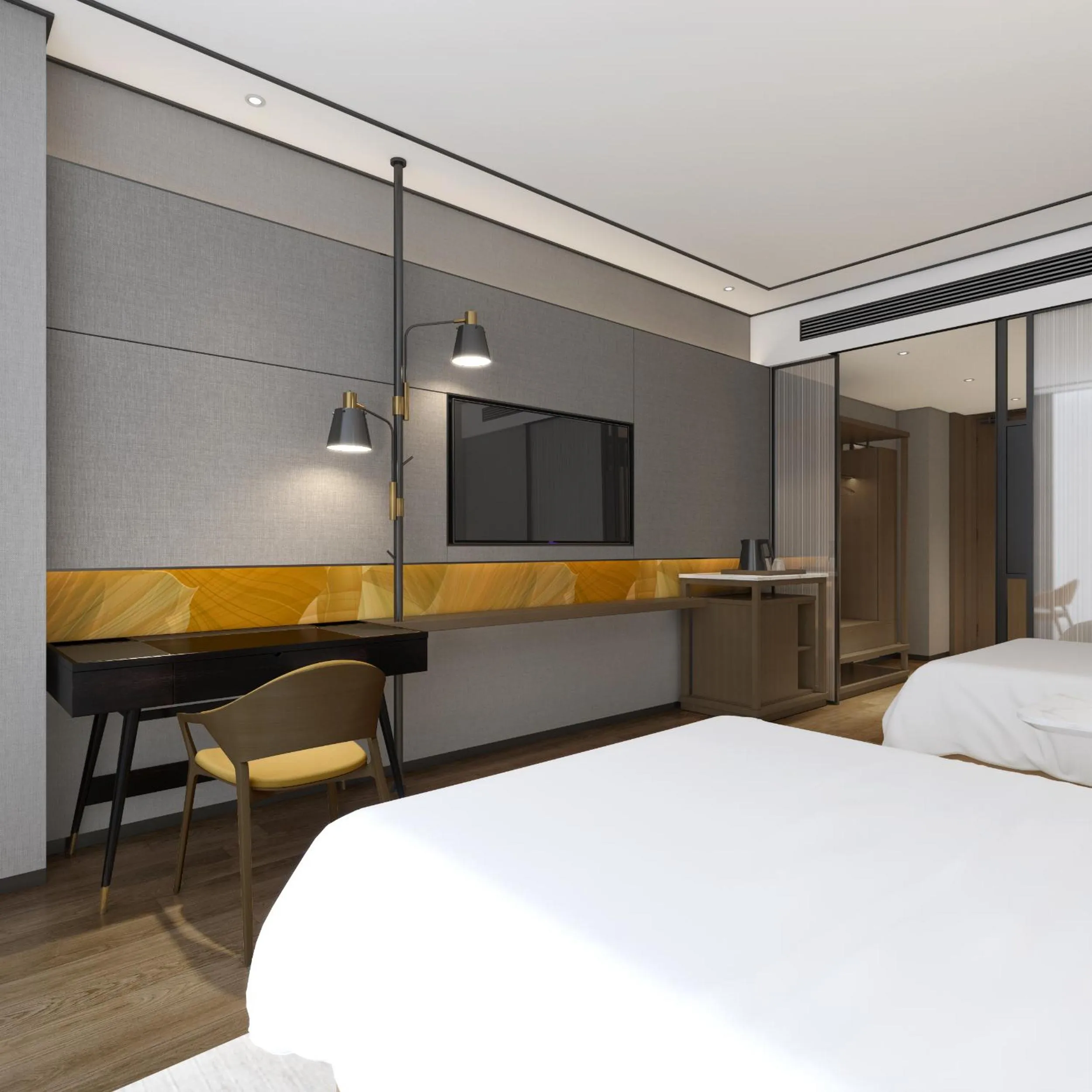 TV and multimedia, Bed in Hilton Garden Inn Hangzhou Grand Canal