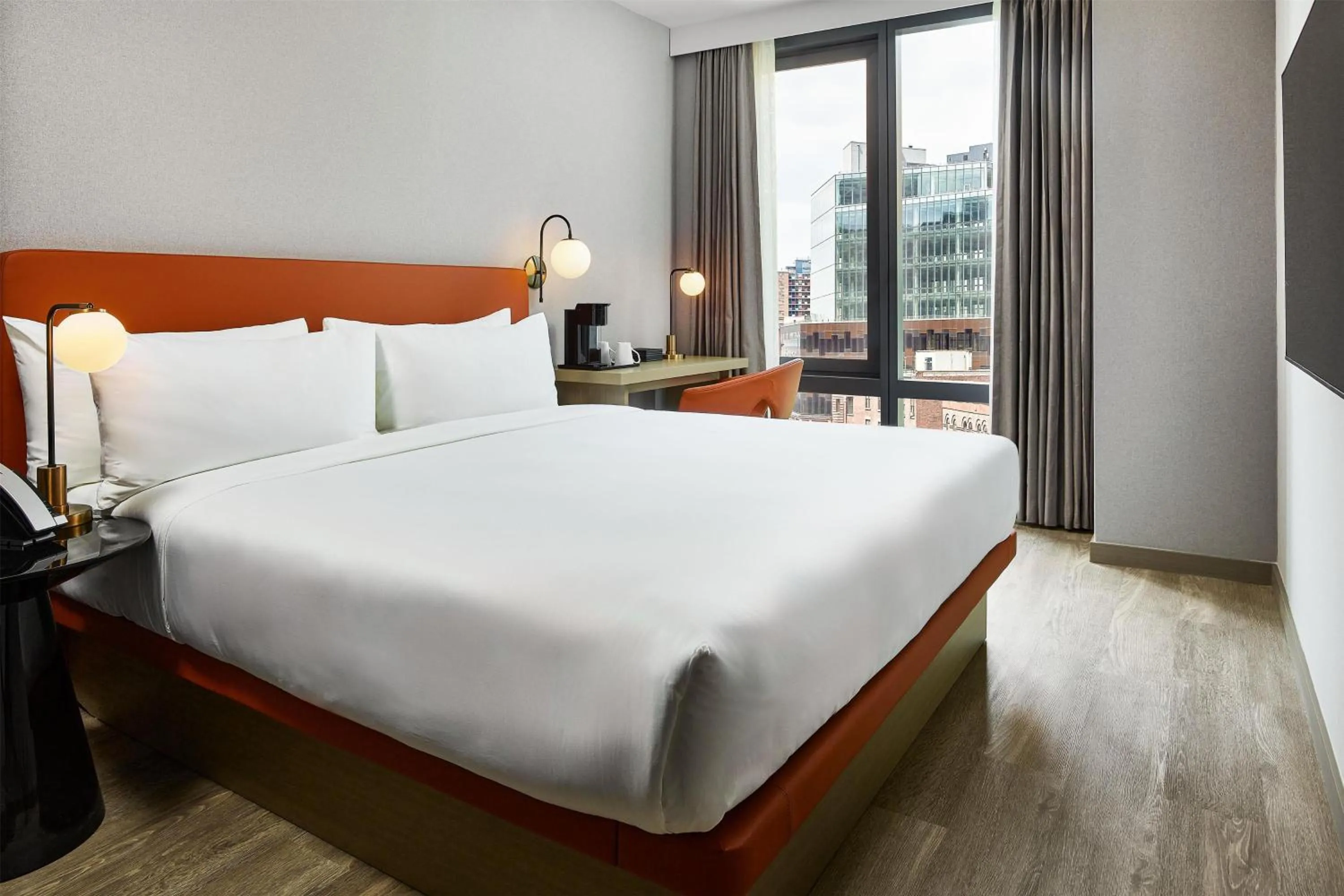 Bed in The George Manhattan, Tapestry Collection By Hilton