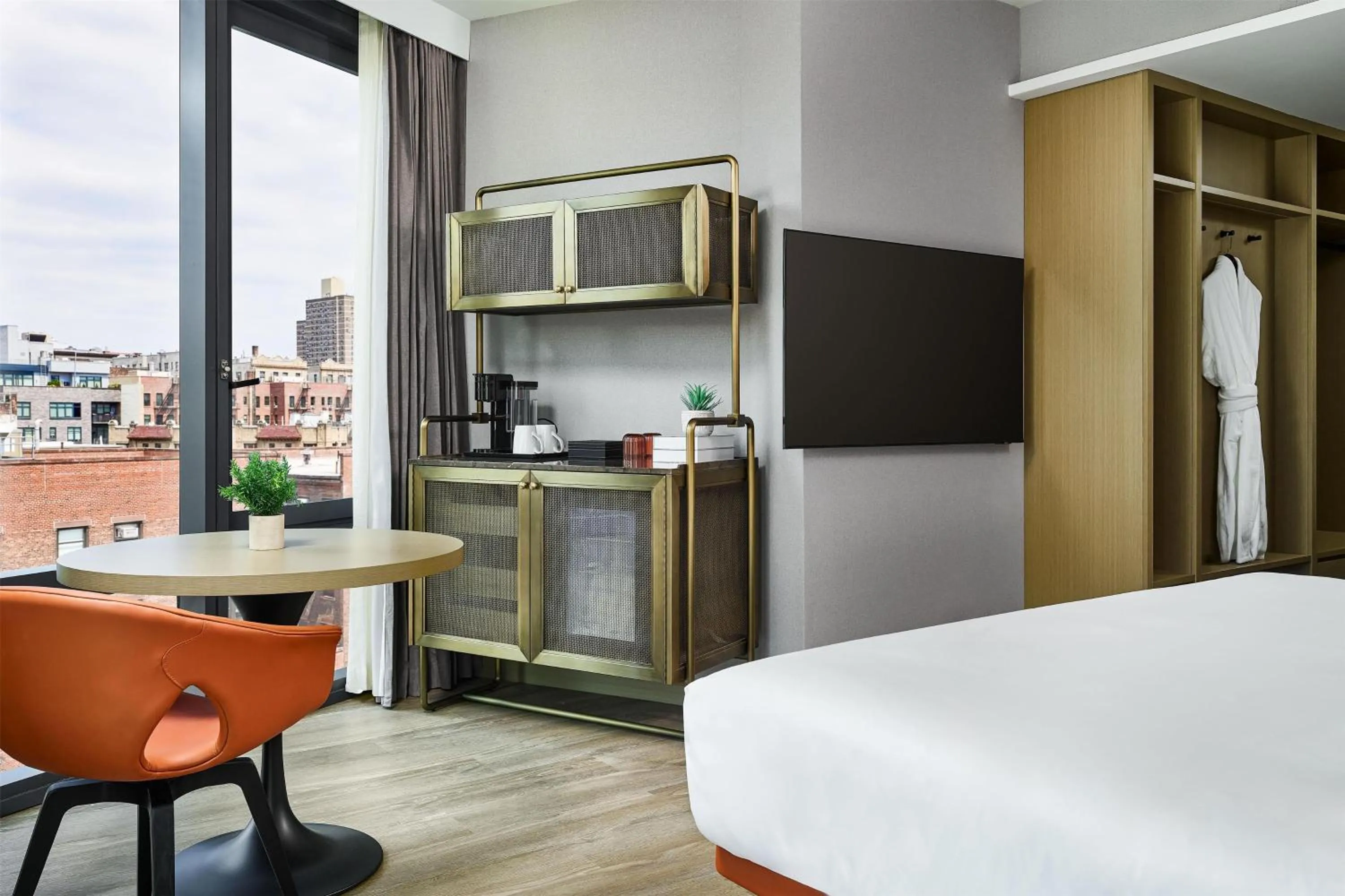 Bed in The George Manhattan, Tapestry Collection By Hilton