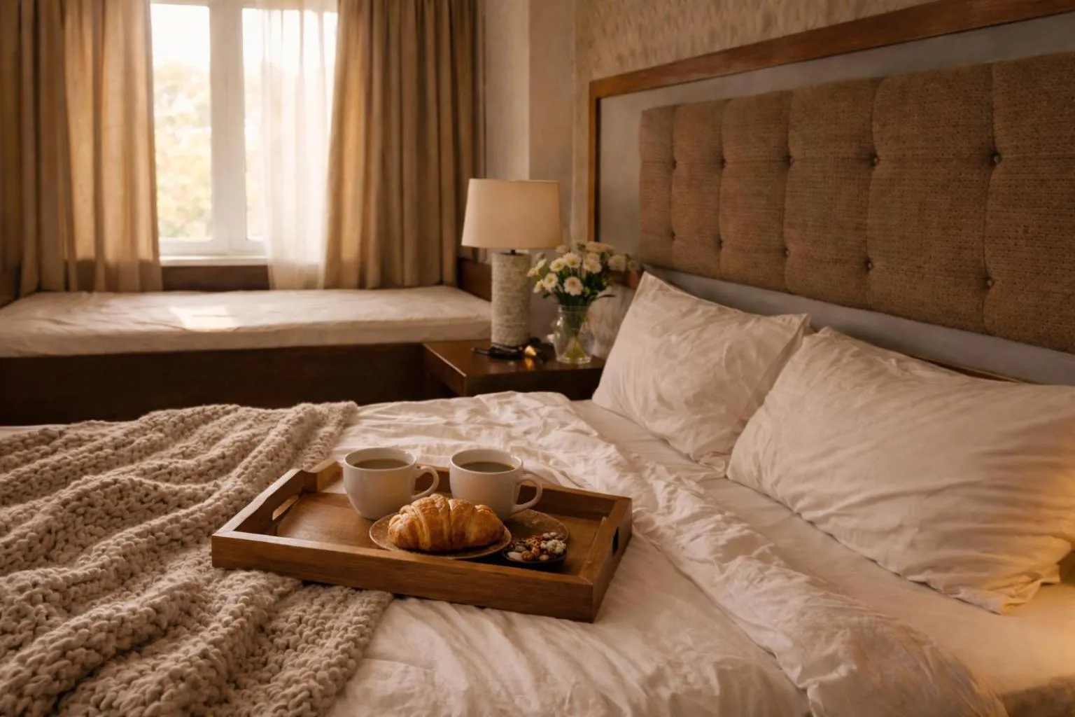 Bed in Amega Hotel