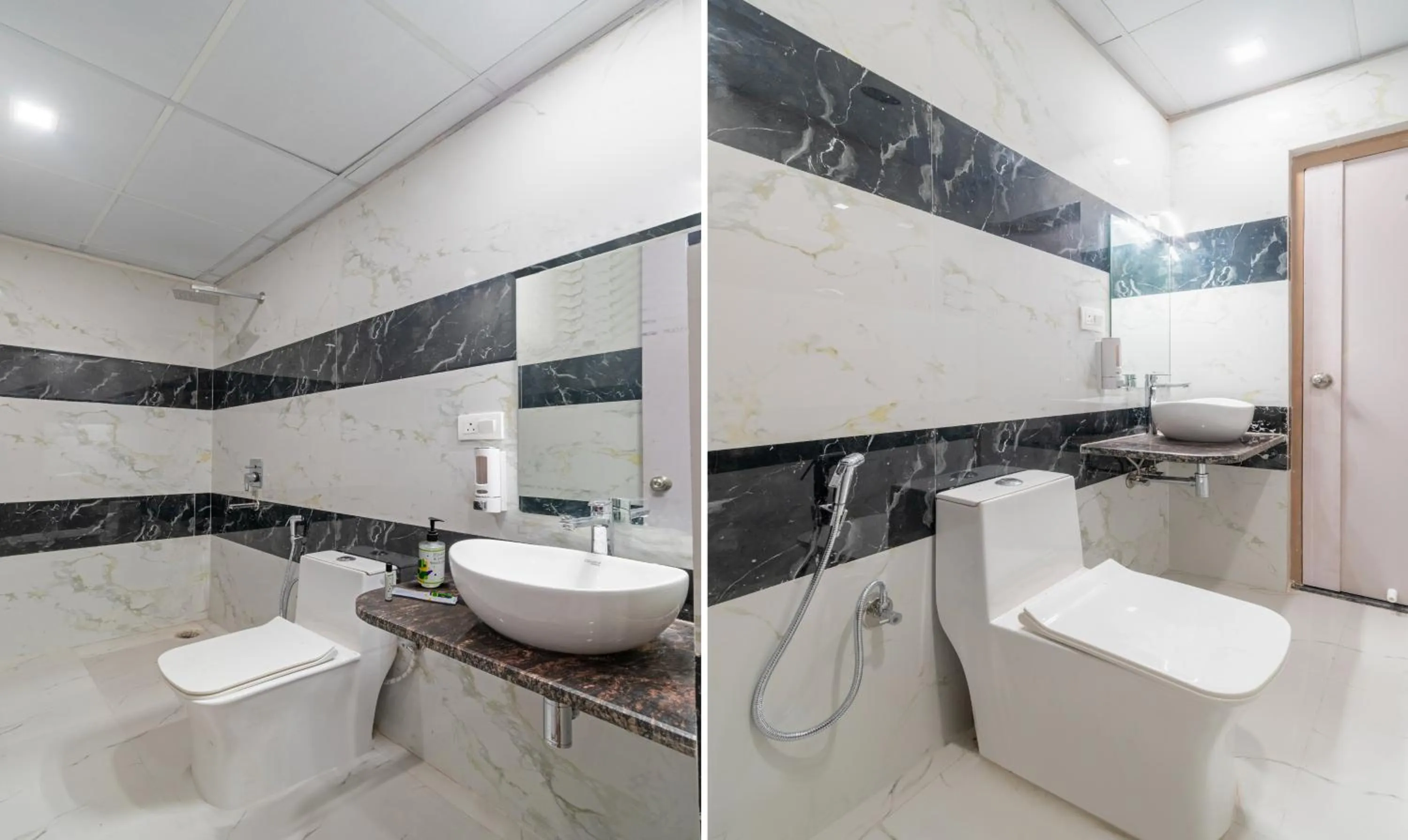 Bathroom in Treebo Heaven Grand Ayodhya