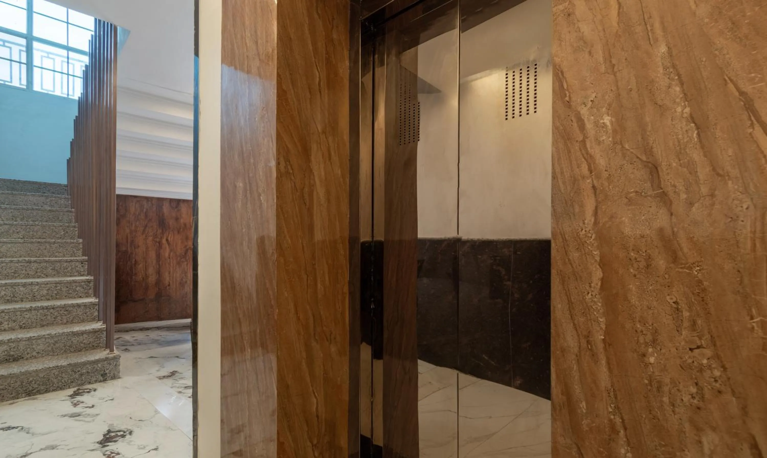 elevator in Treebo Heaven Grand Ayodhya