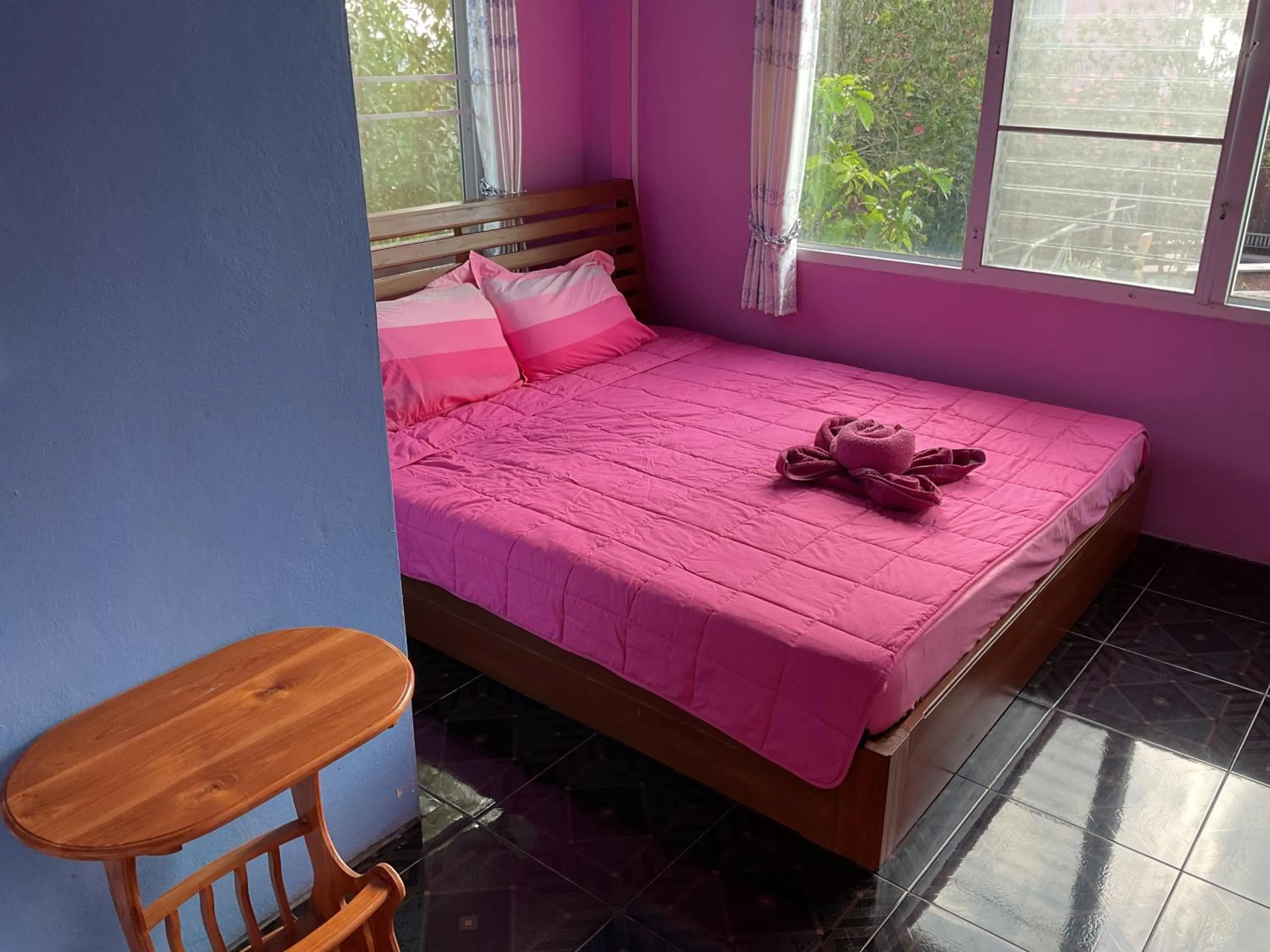 Bed in Ban Rai Rabeang Mok