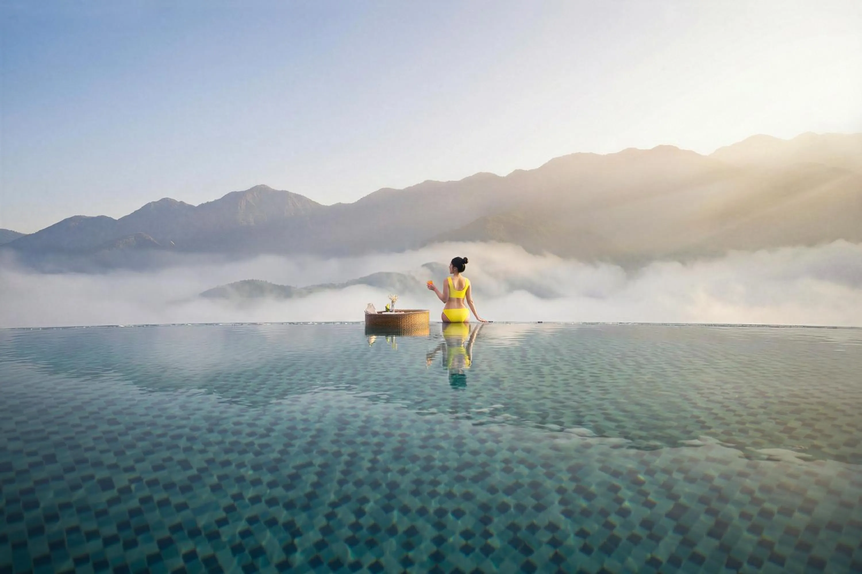 Pool view in DeLaMont Sapa Hotel - Hill Serenity Retreat