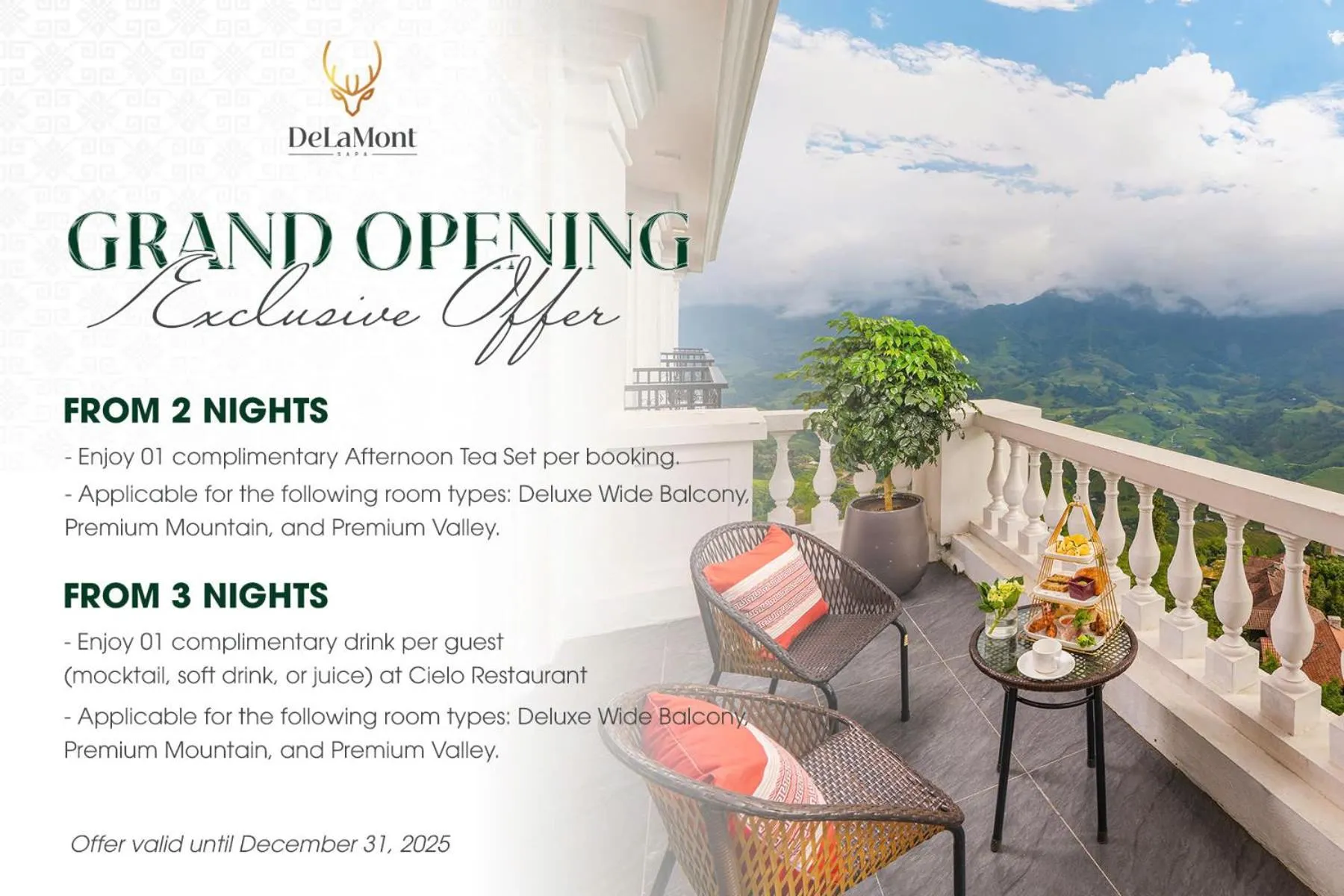 Property building in DeLaMont Sapa Hotel - Hill Serenity Retreat