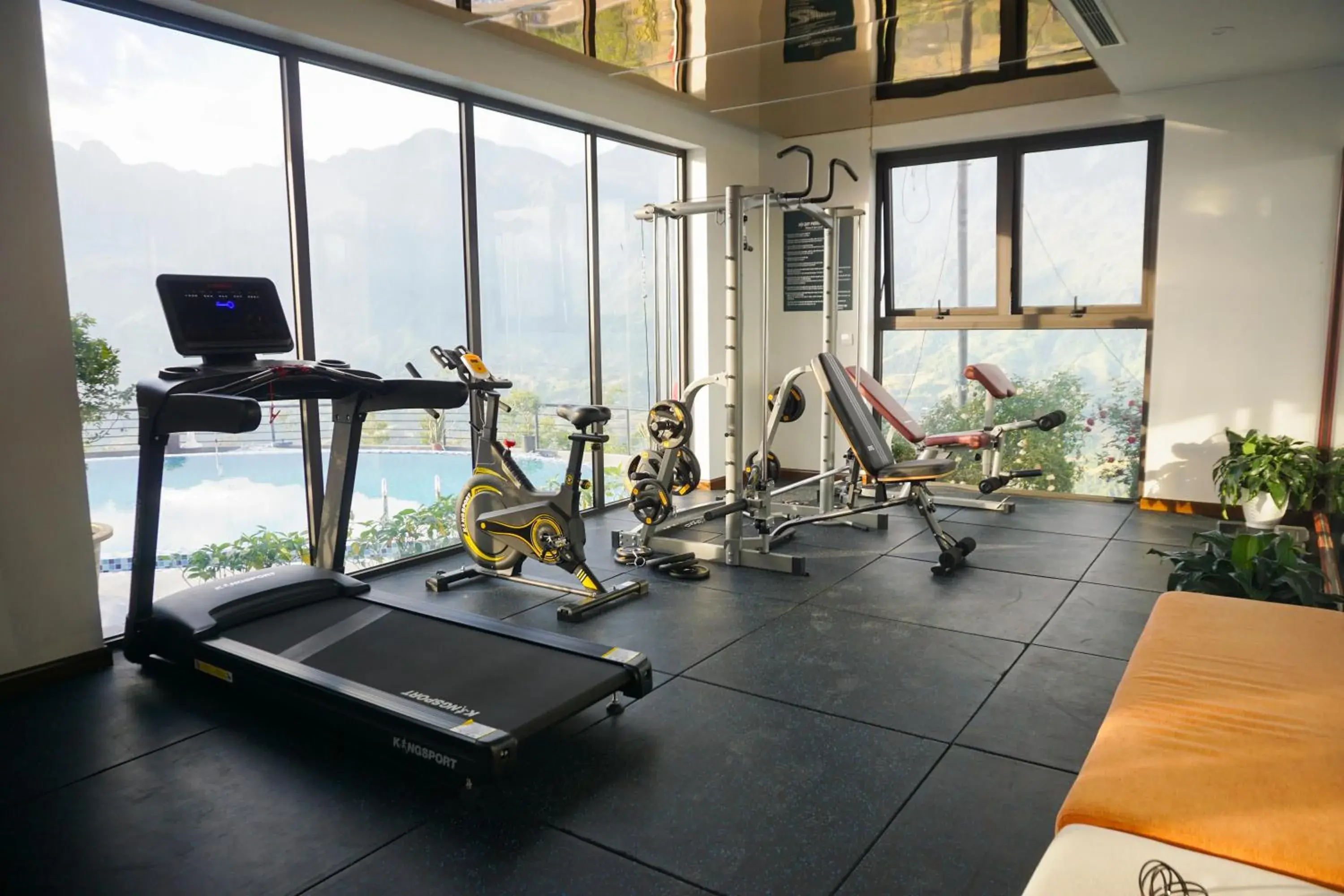 Fitness centre/facilities in DeLaMont Sapa Hotel - Hill Serenity Retreat Fitness centre/facilities in DeLaMont Sapa Hotel - Hill Serenity Retreat