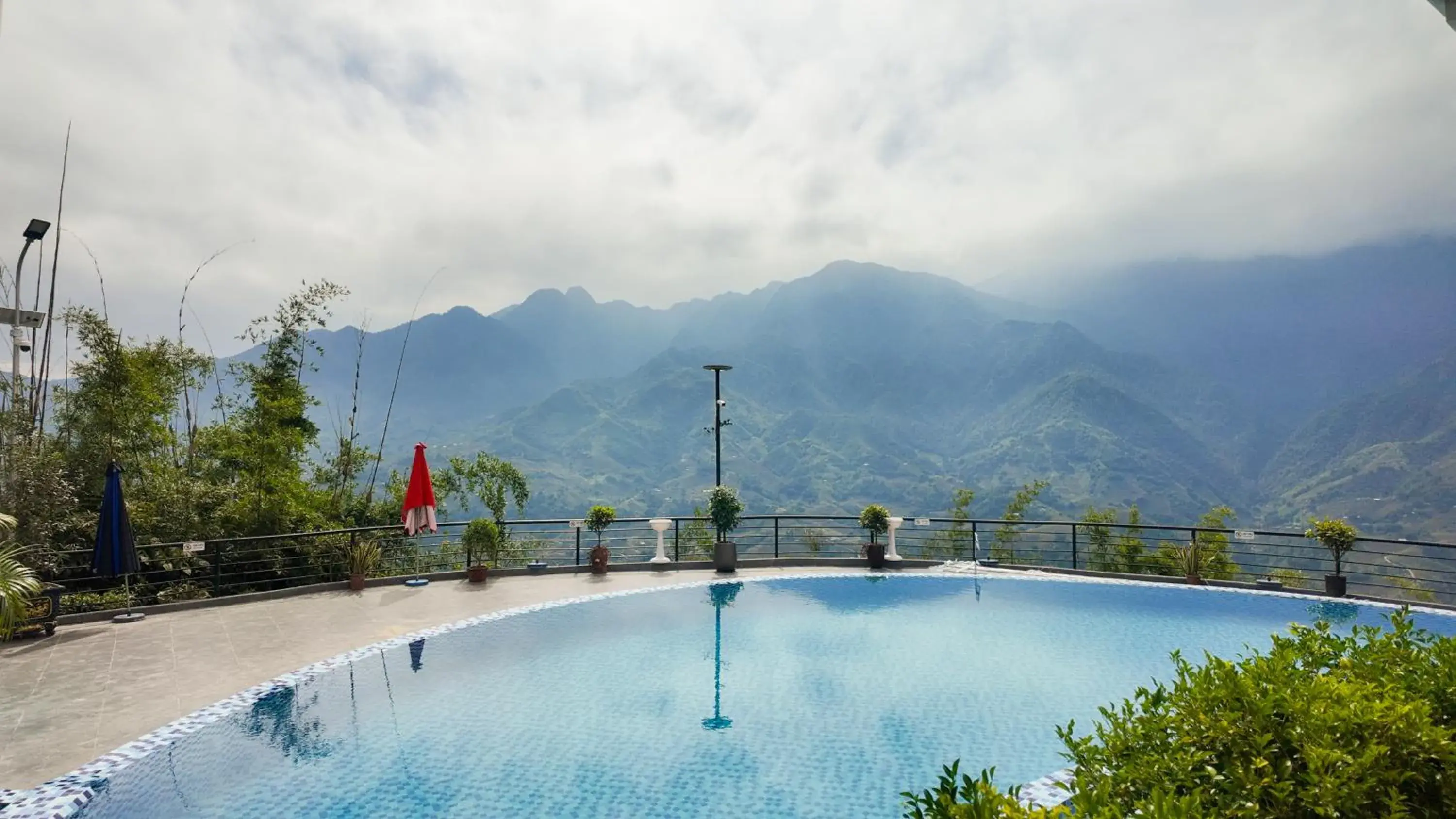 Mountain view in DeLaMont Sapa Hotel - Hill Serenity Retreat Mountain view in DeLaMont Sapa Hotel - Hill Serenity Retreat