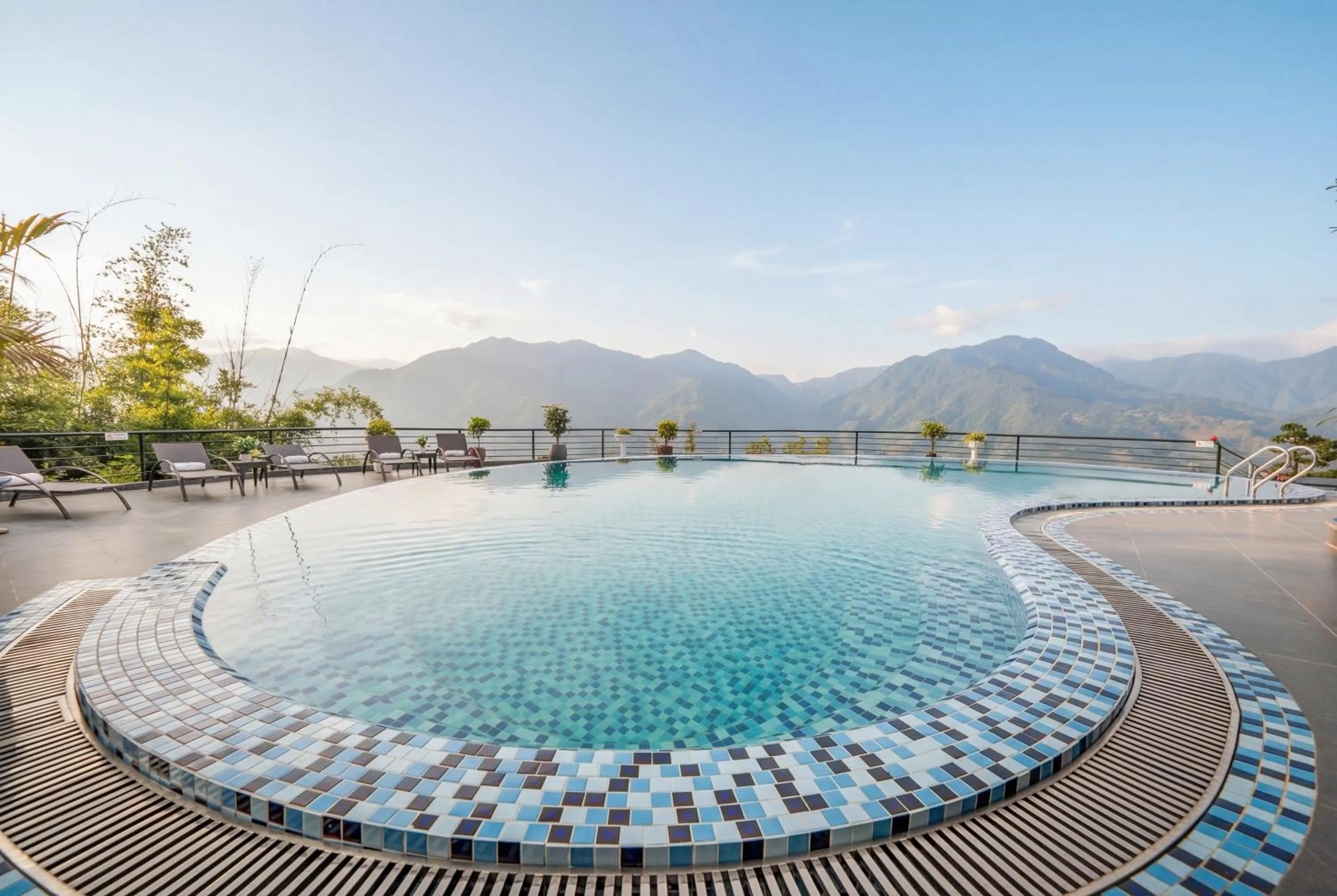 Pool view in DeLaMont Sapa Hotel - Hill Serenity Retreat