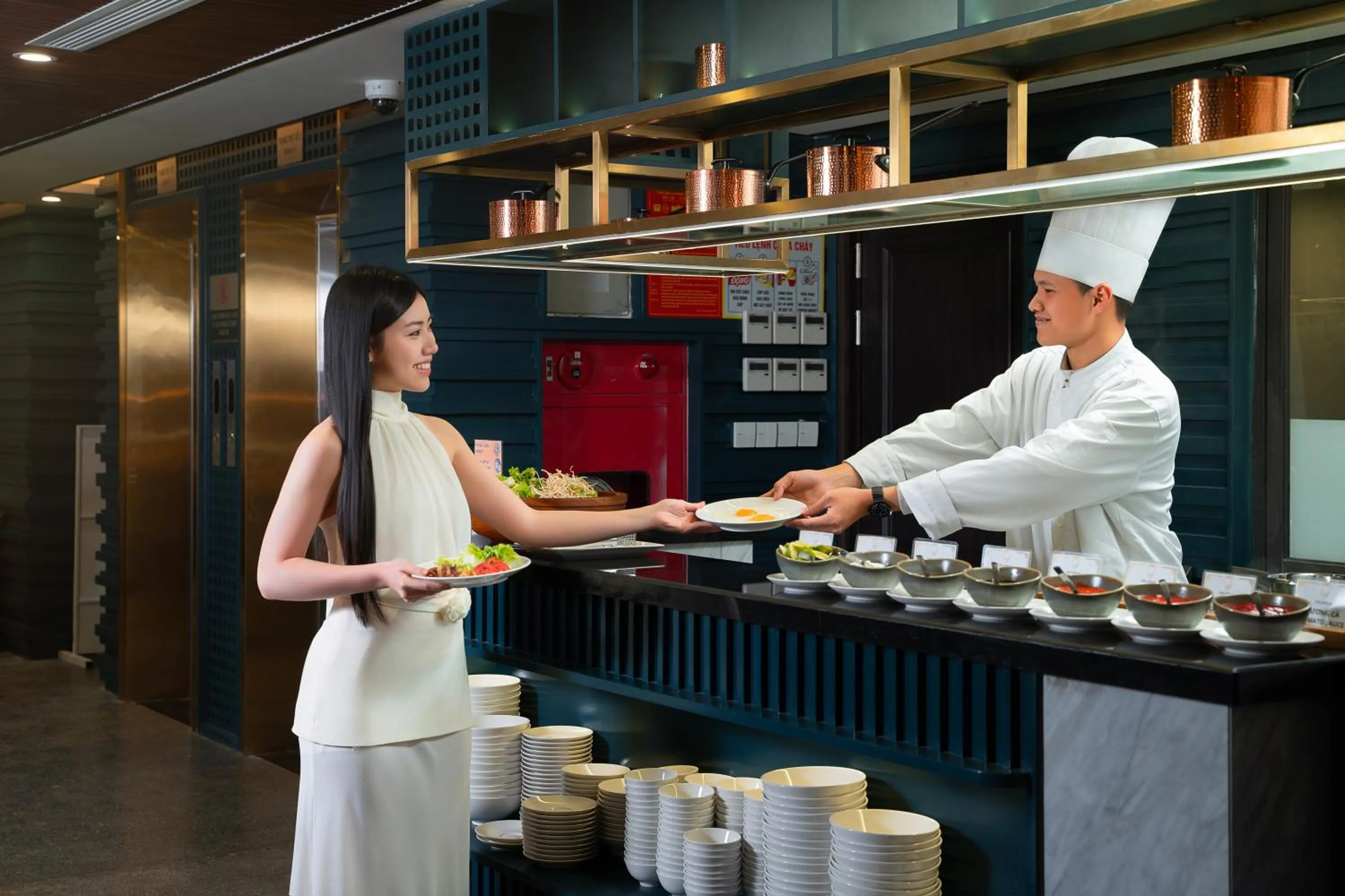 Staff in DeLaMont Sapa Hotel - Hill Serenity Retreat