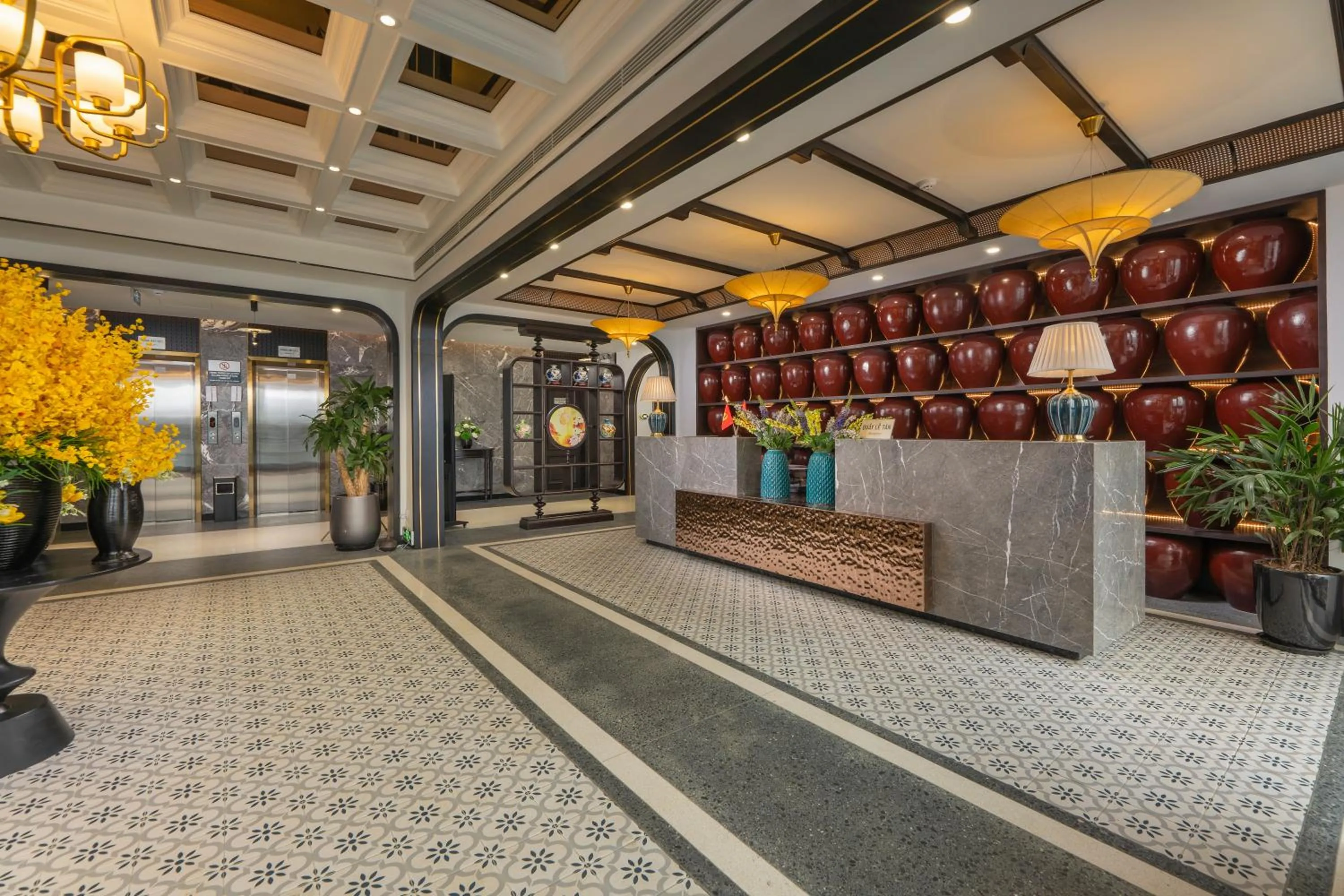 Lobby or reception in DeLaMont Sapa Hotel - Hill Serenity Retreat