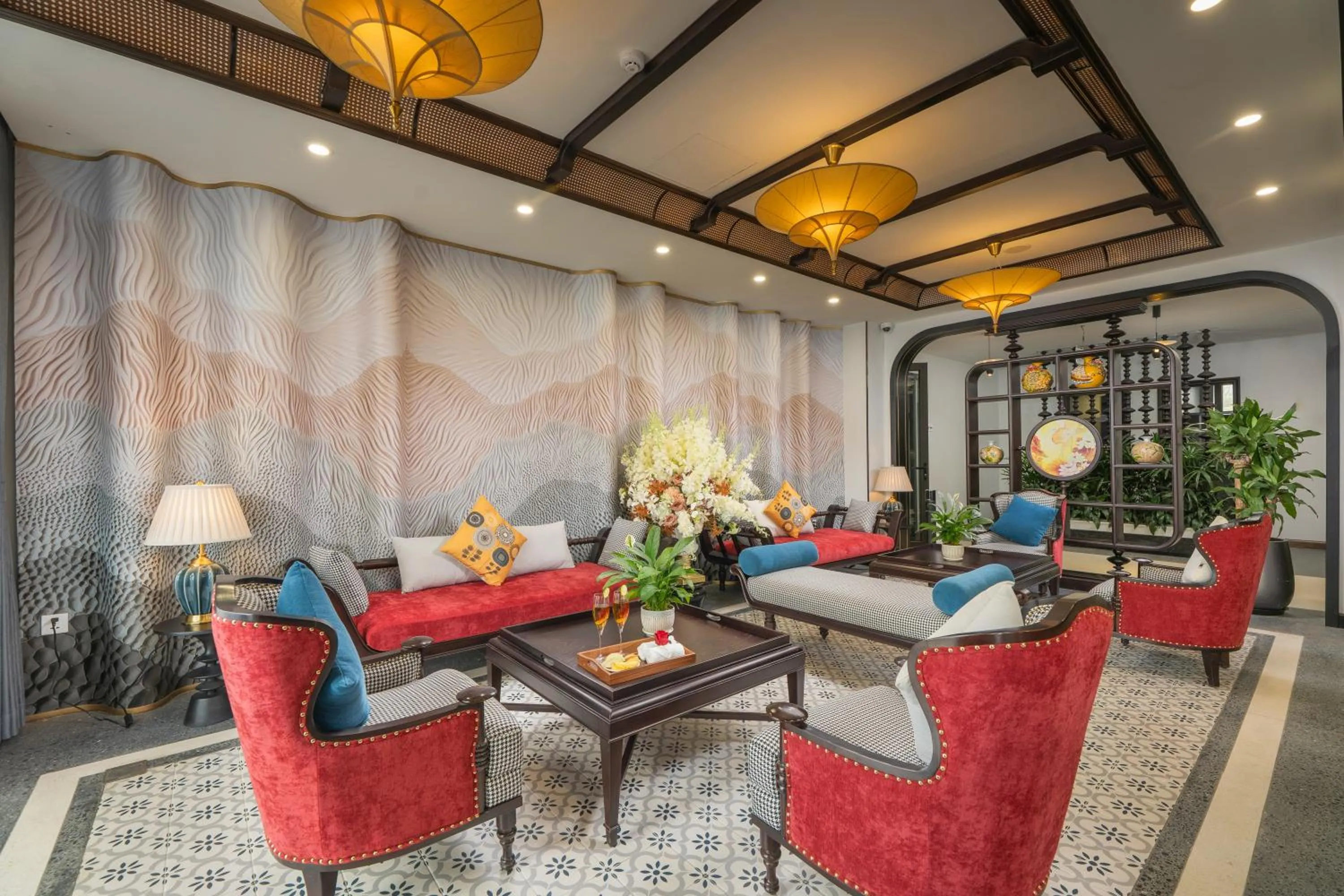 Lobby or reception in DeLaMont Sapa Hotel - Hill Serenity Retreat