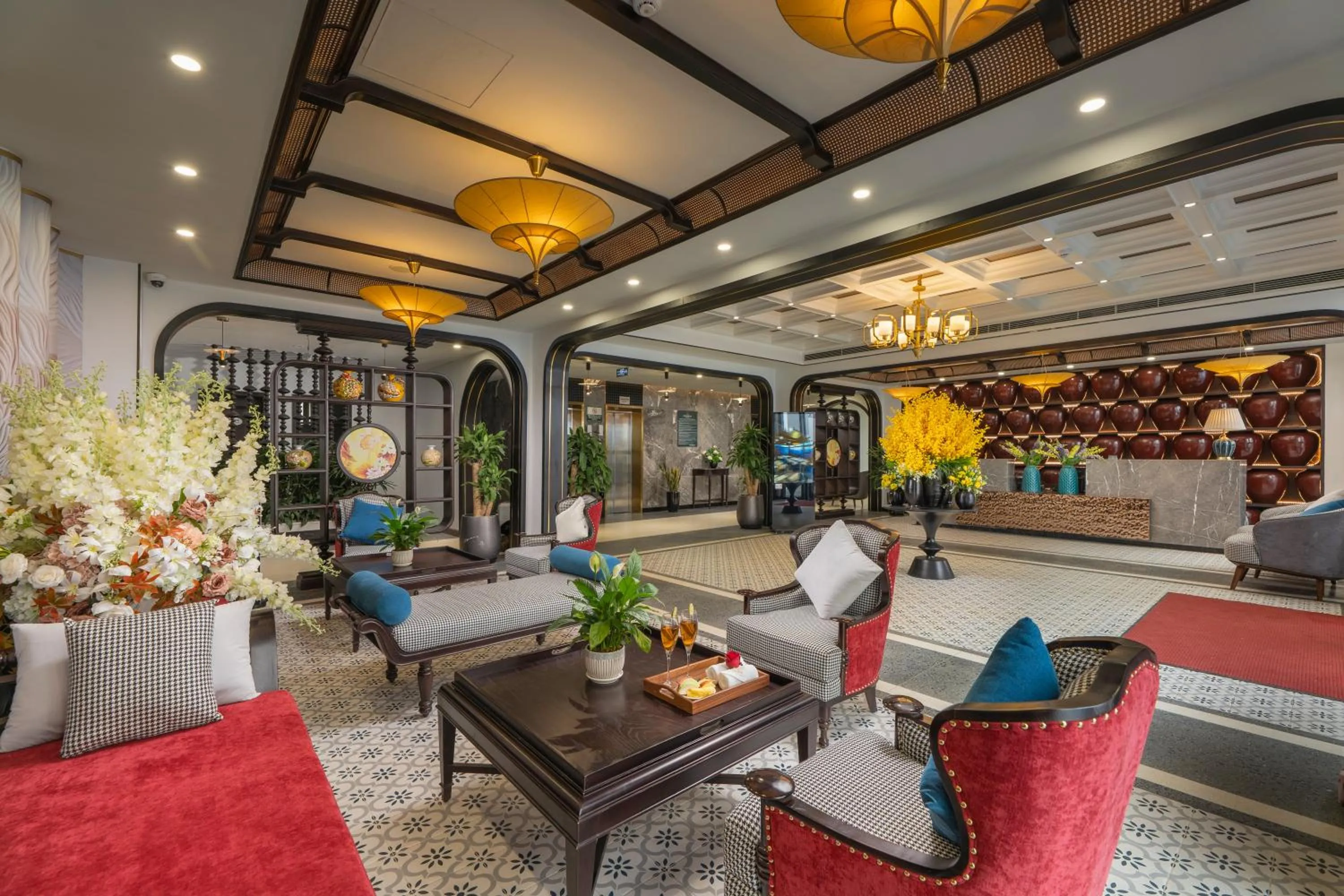Lobby or reception in DeLaMont Sapa Hotel - Hill Serenity Retreat