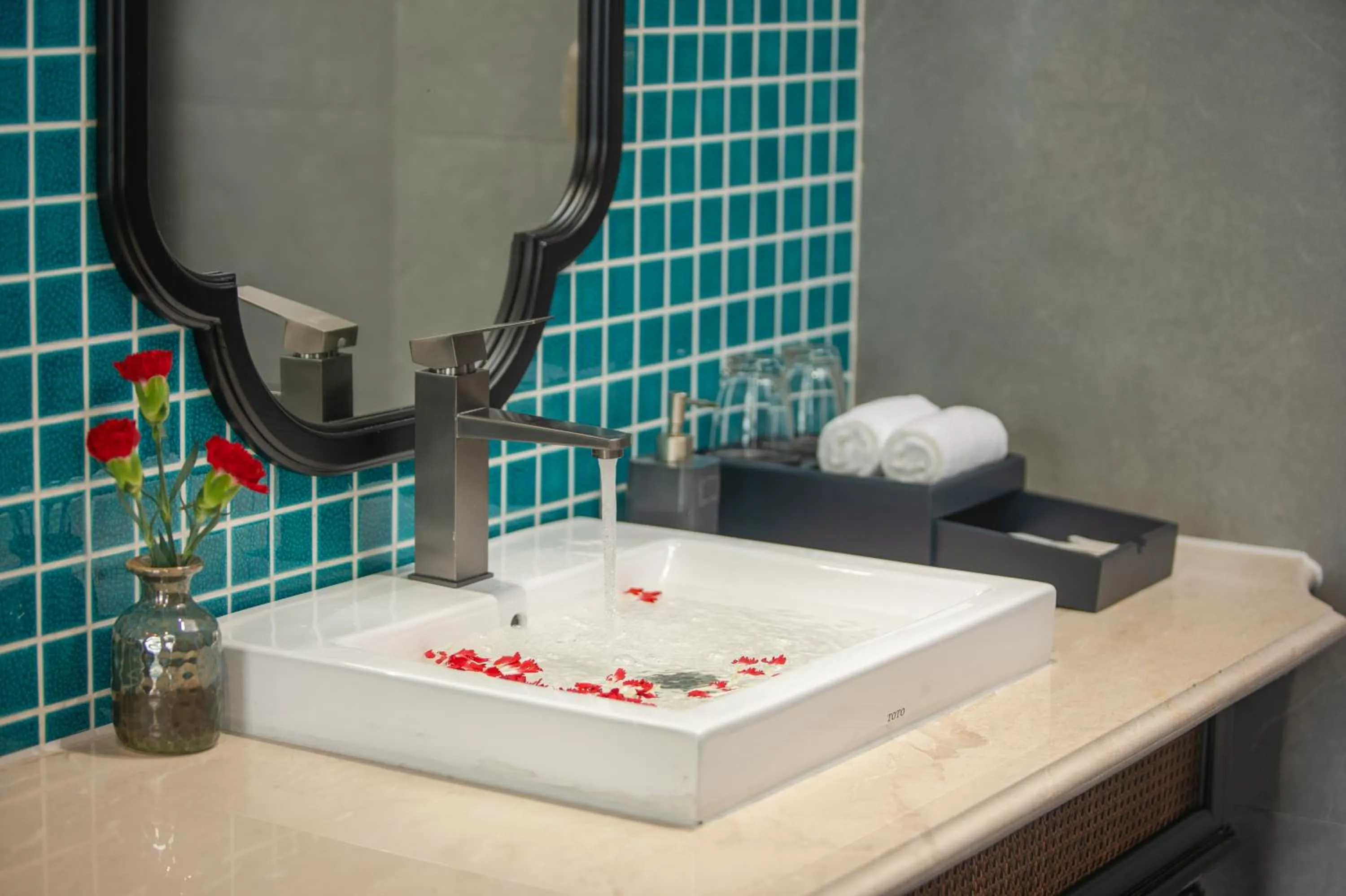 Bathroom in DeLaMont Sapa Hotel - Hill Serenity Retreat