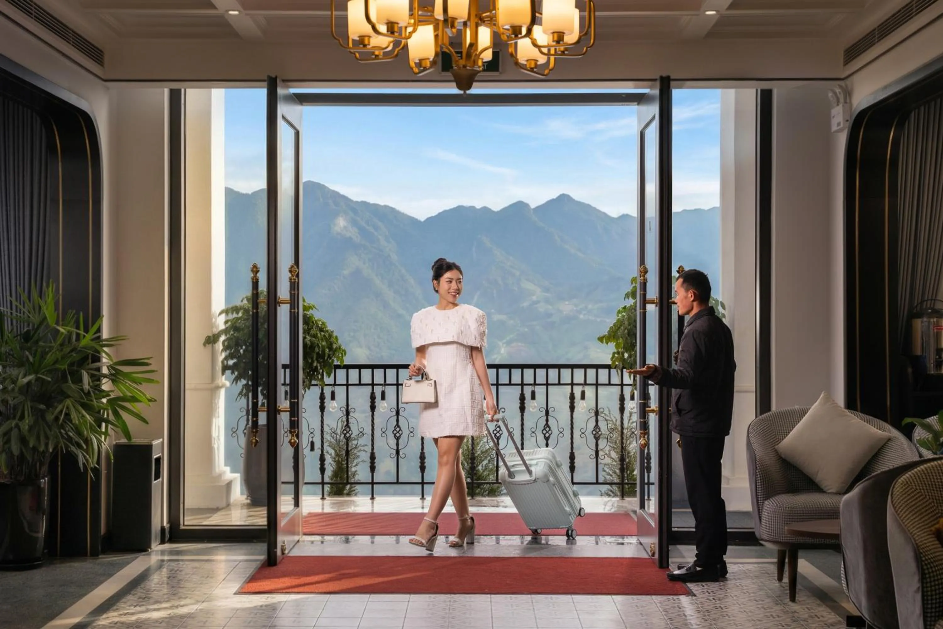 Staff in DeLaMont Sapa Hotel - Hill Serenity Retreat