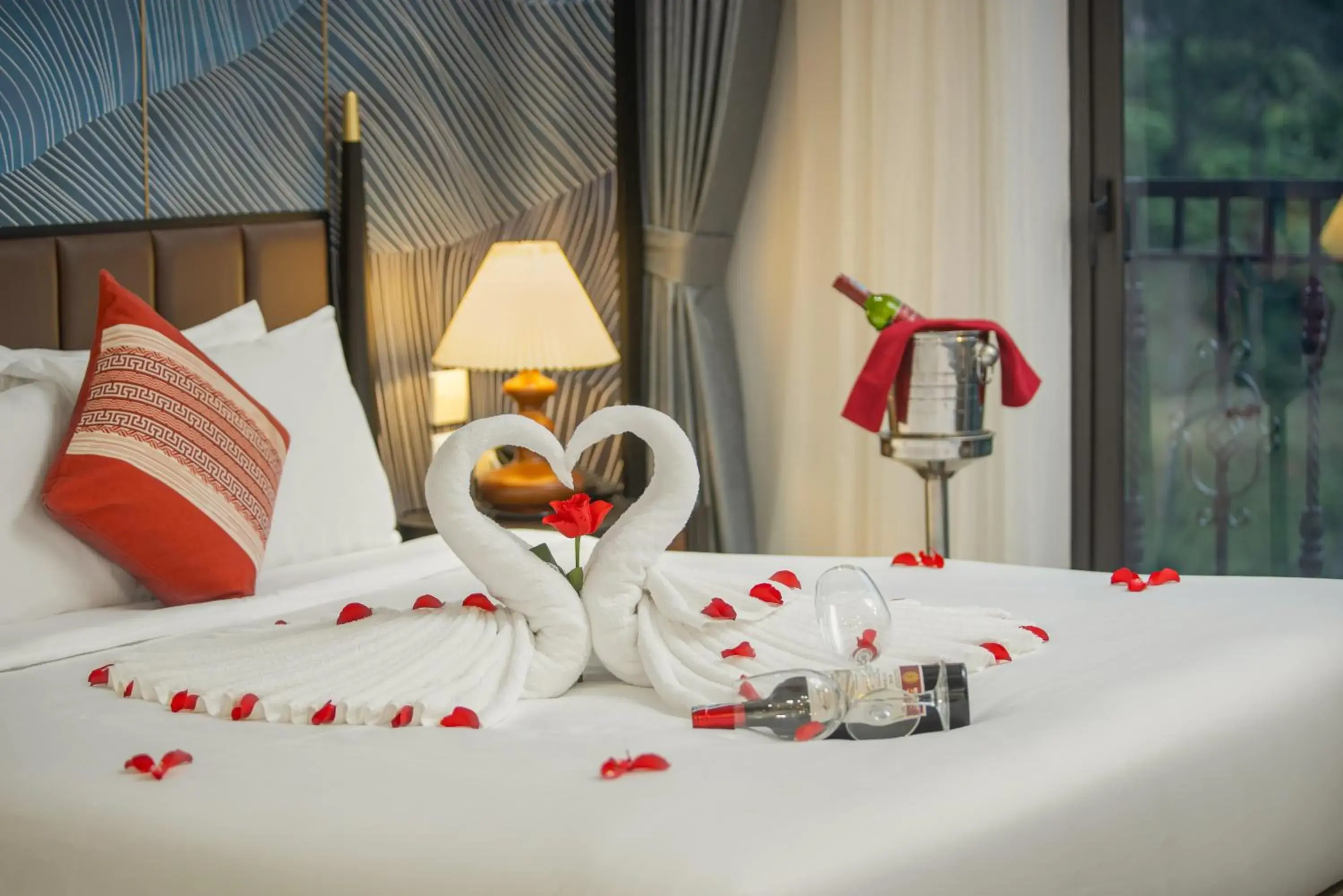 Bed in DeLaMont Sapa Hotel - Hill Serenity Retreat Bed in DeLaMont Sapa Hotel - Hill Serenity Retreat