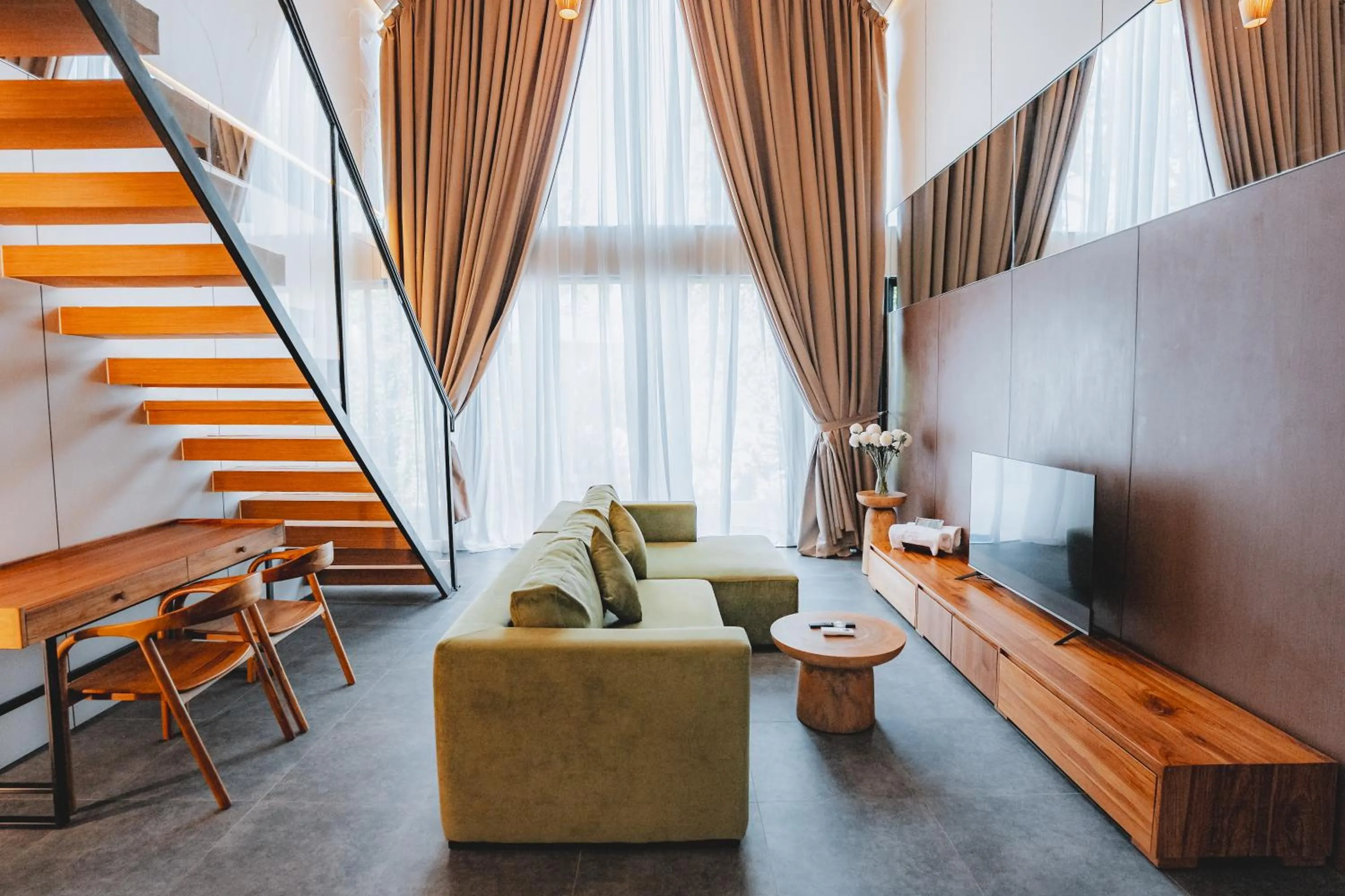 Living room in Moon Rock Villas by Ribas