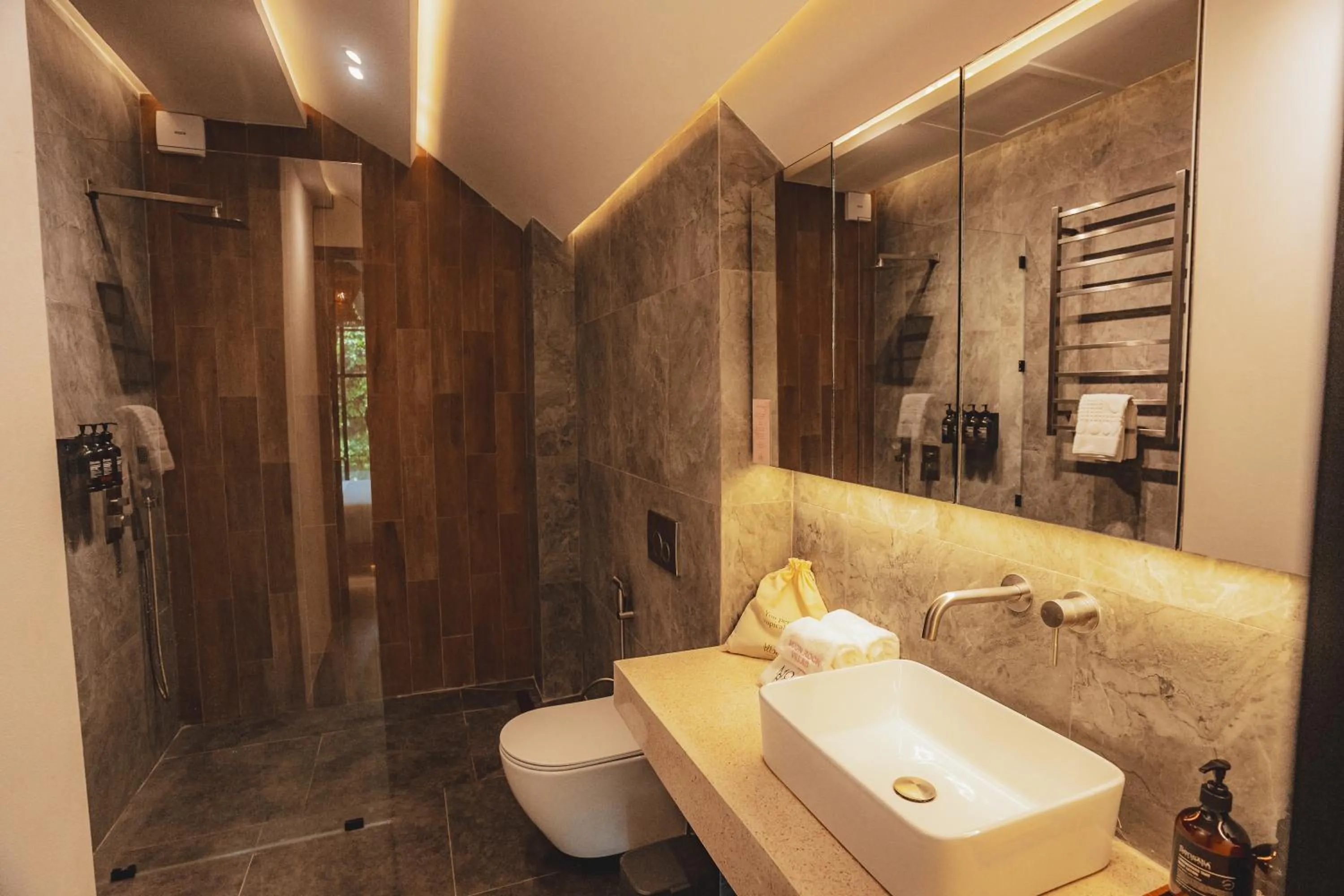 Shower in Moon Rock Villas by Ribas