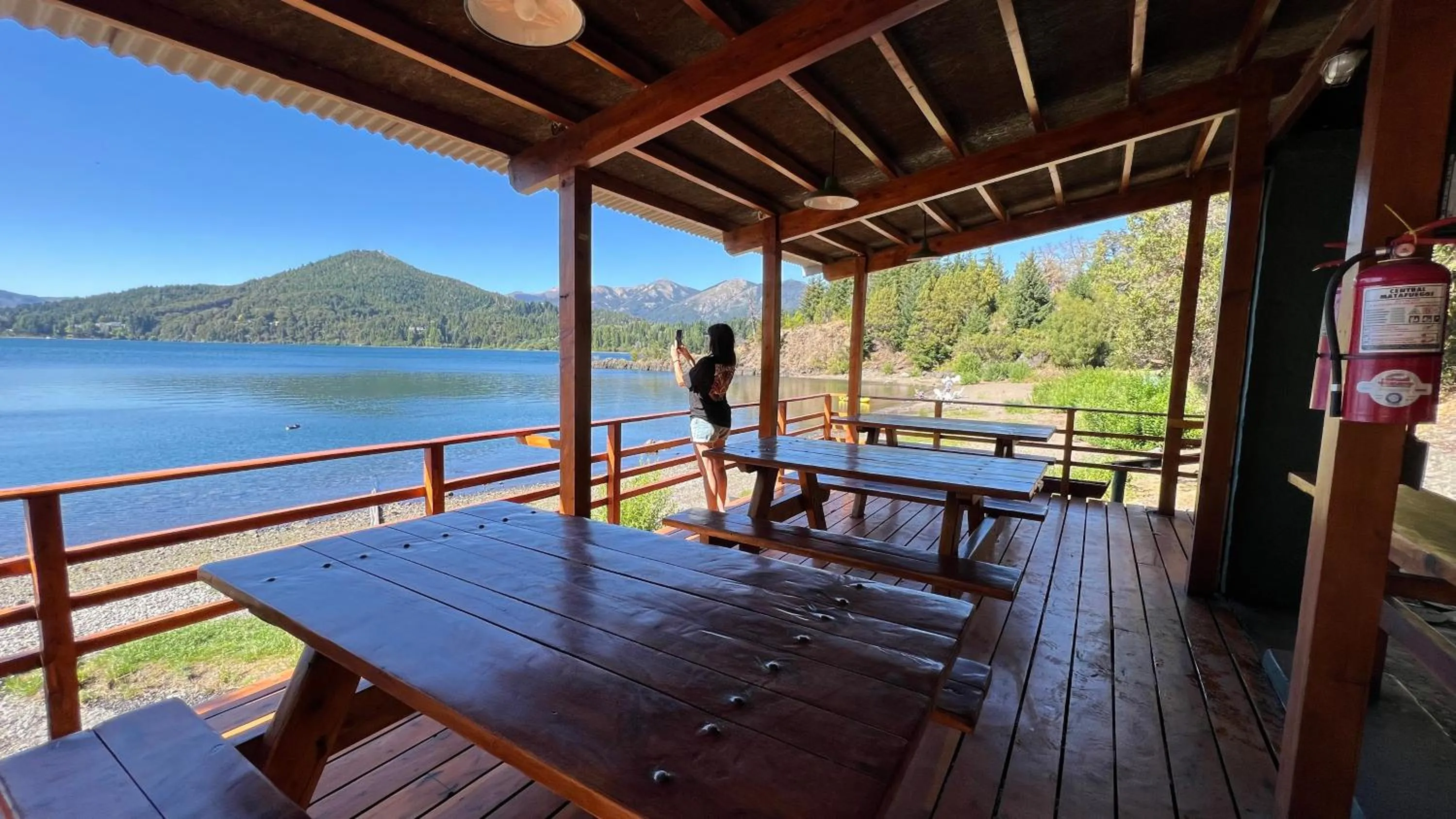 Patio in DUT Bariloche by Apartments Bariloche