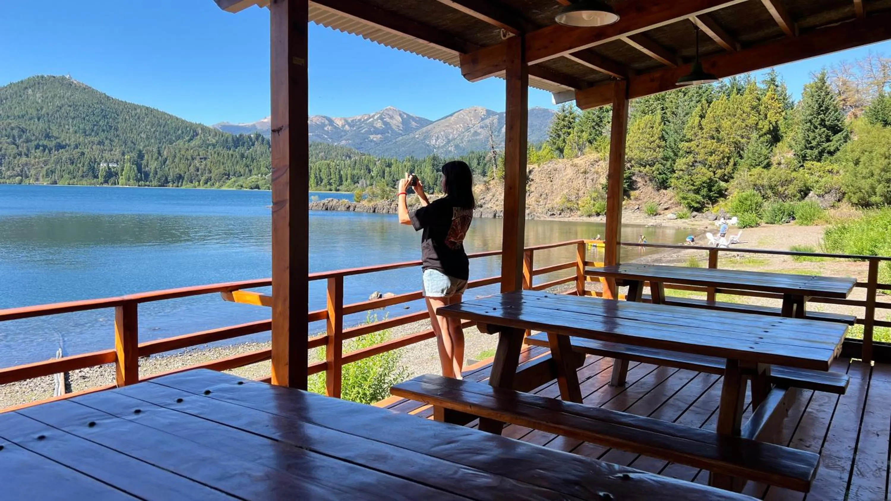 Patio in DUT Bariloche by Apartments Bariloche