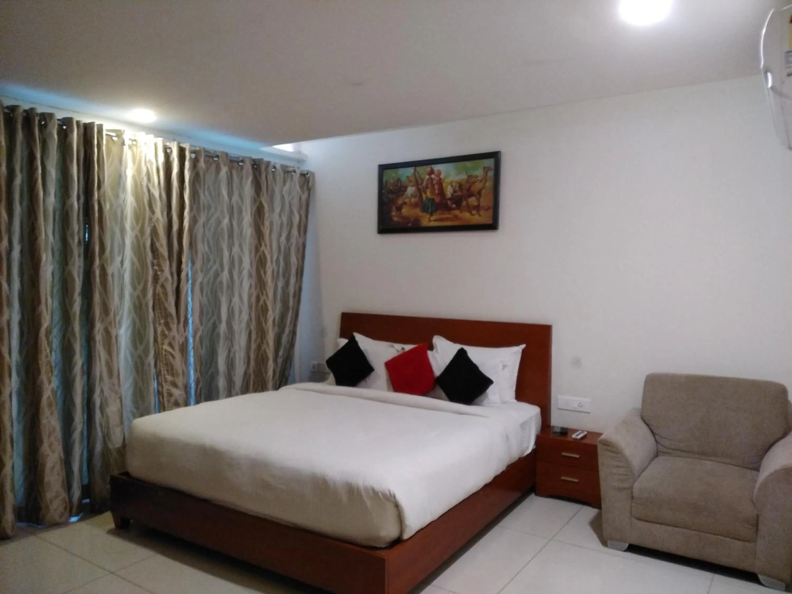 Bedroom, Bed in Mrugavani Resort & Spa