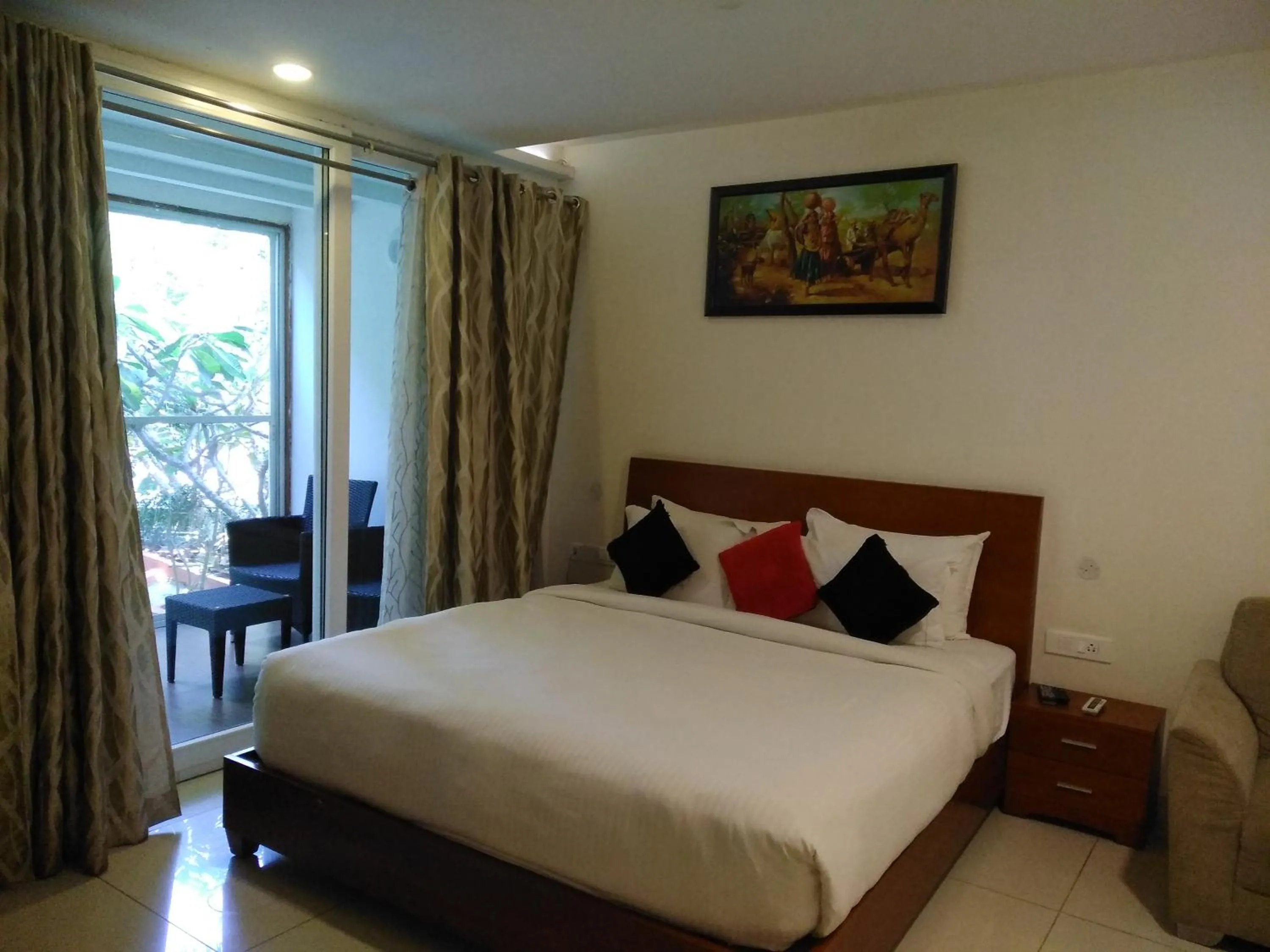 Bedroom, Bed in Mrugavani Resort & Spa