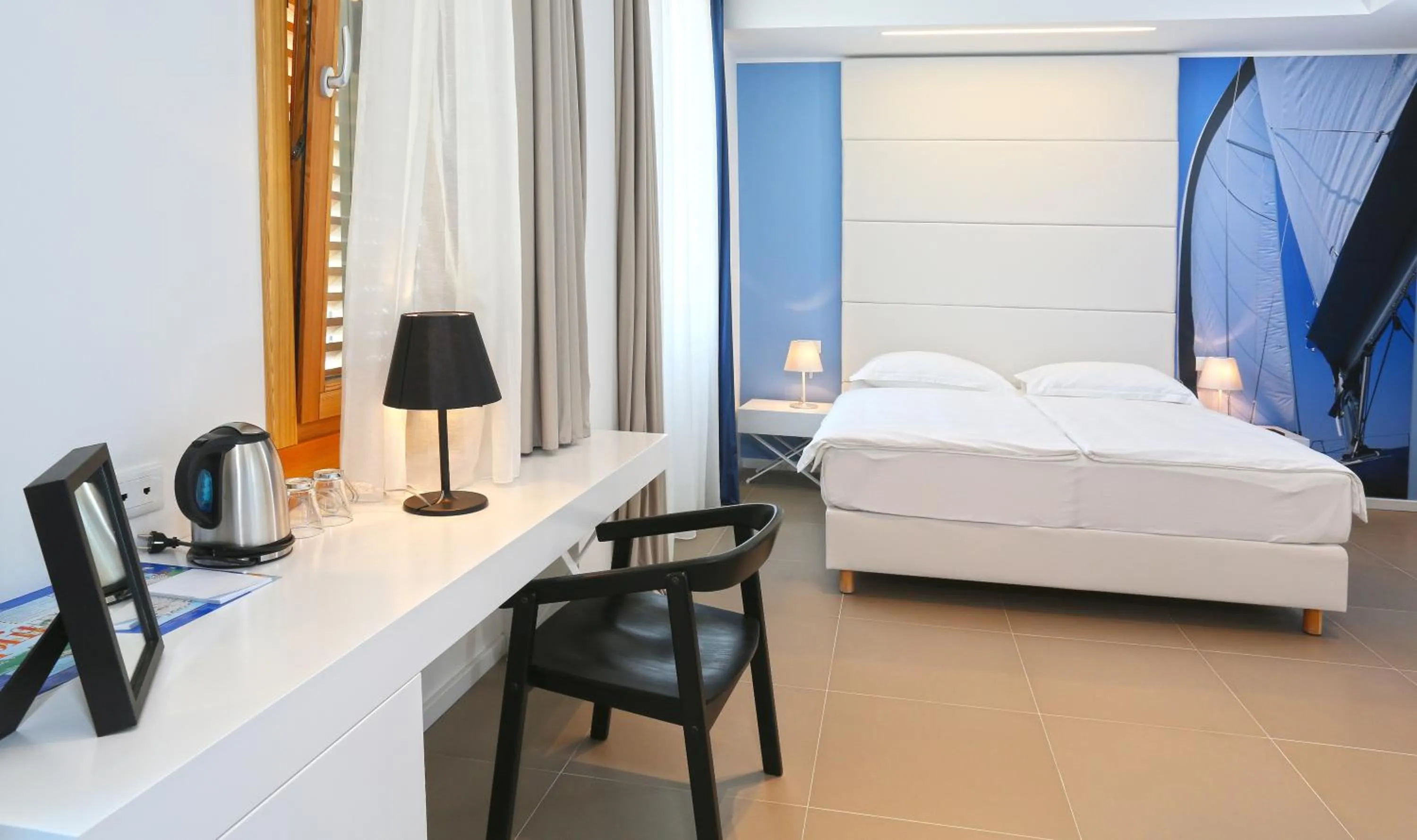 Coffee/tea facilities, Bed in Guesthouse Villa Scalaria