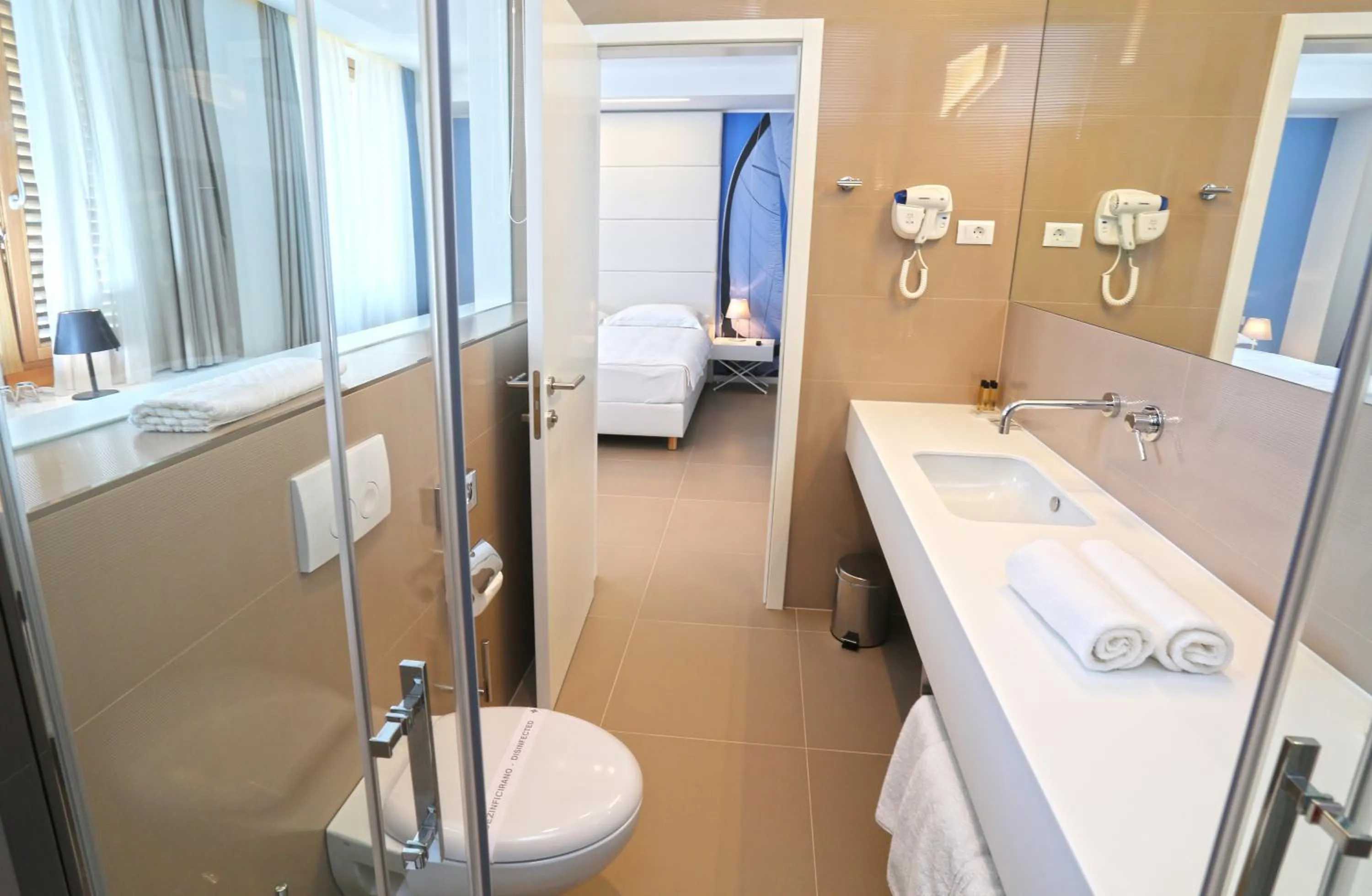 Shower in Guesthouse Villa Scalaria