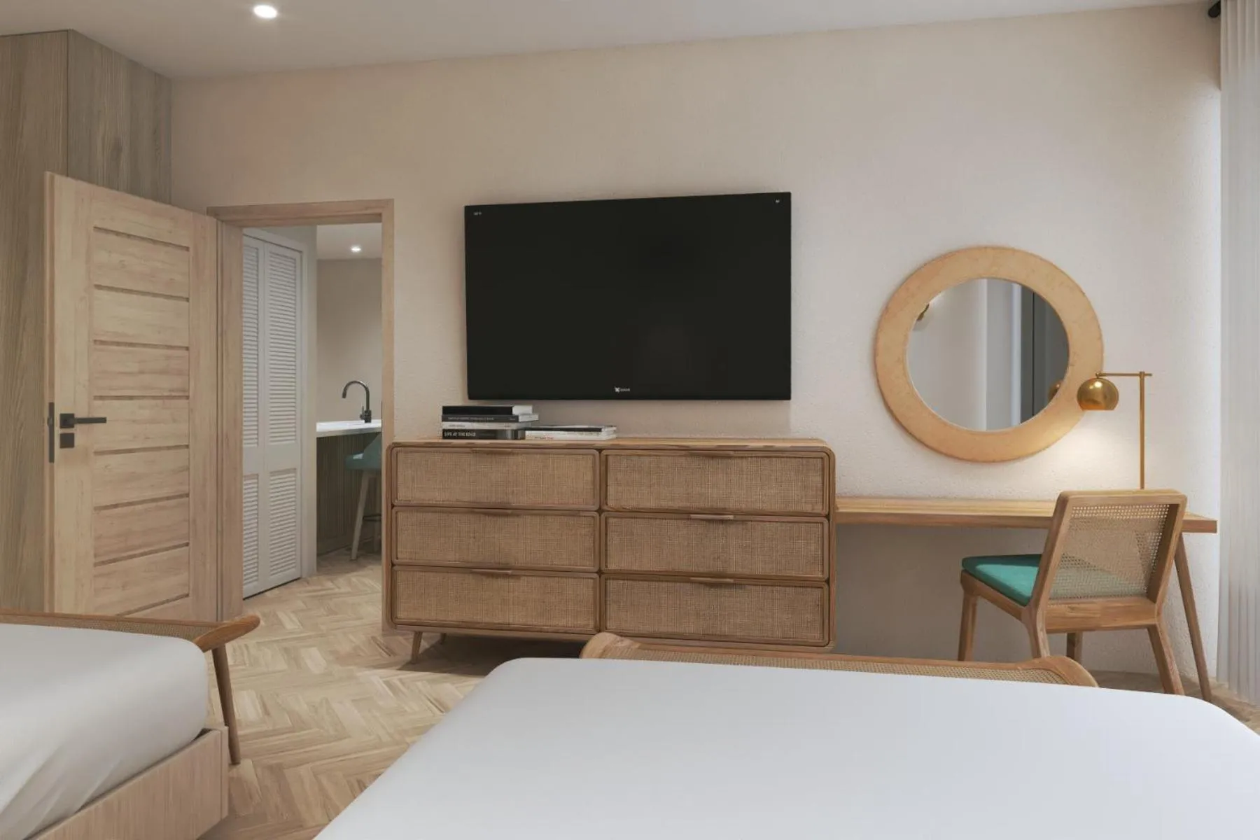Bedroom, Bed in Sapphire Sands by Bay Gardens Resorts