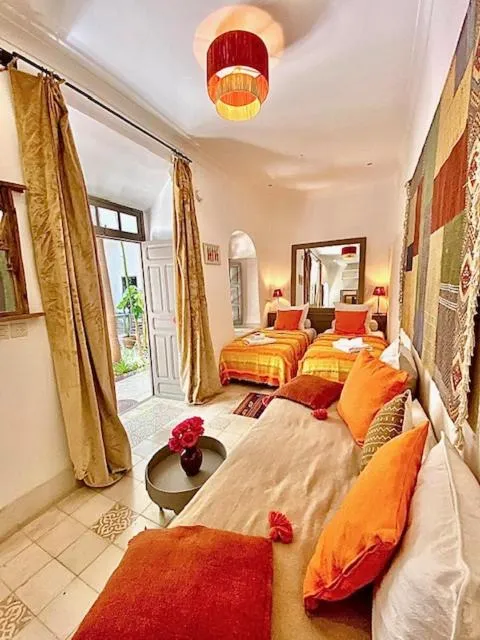 Bed in Riad Dar Aman