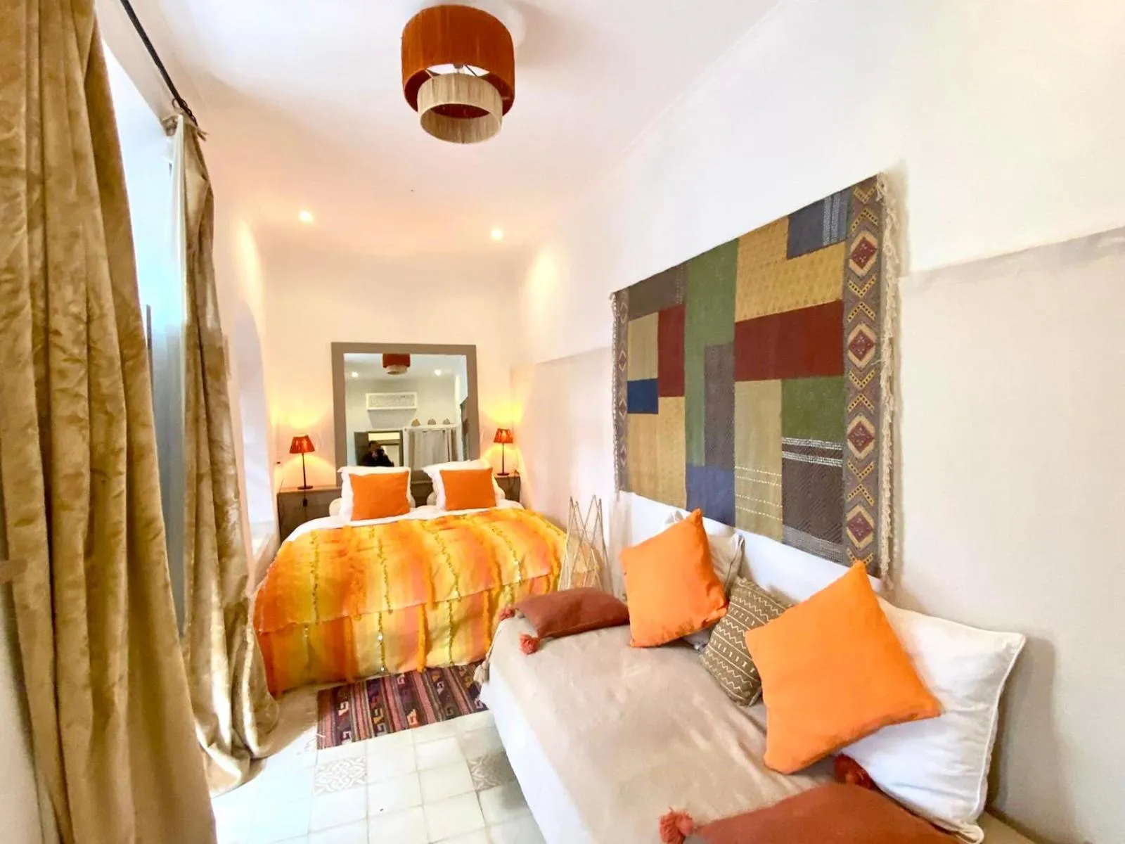 Bed in Riad Dar Aman