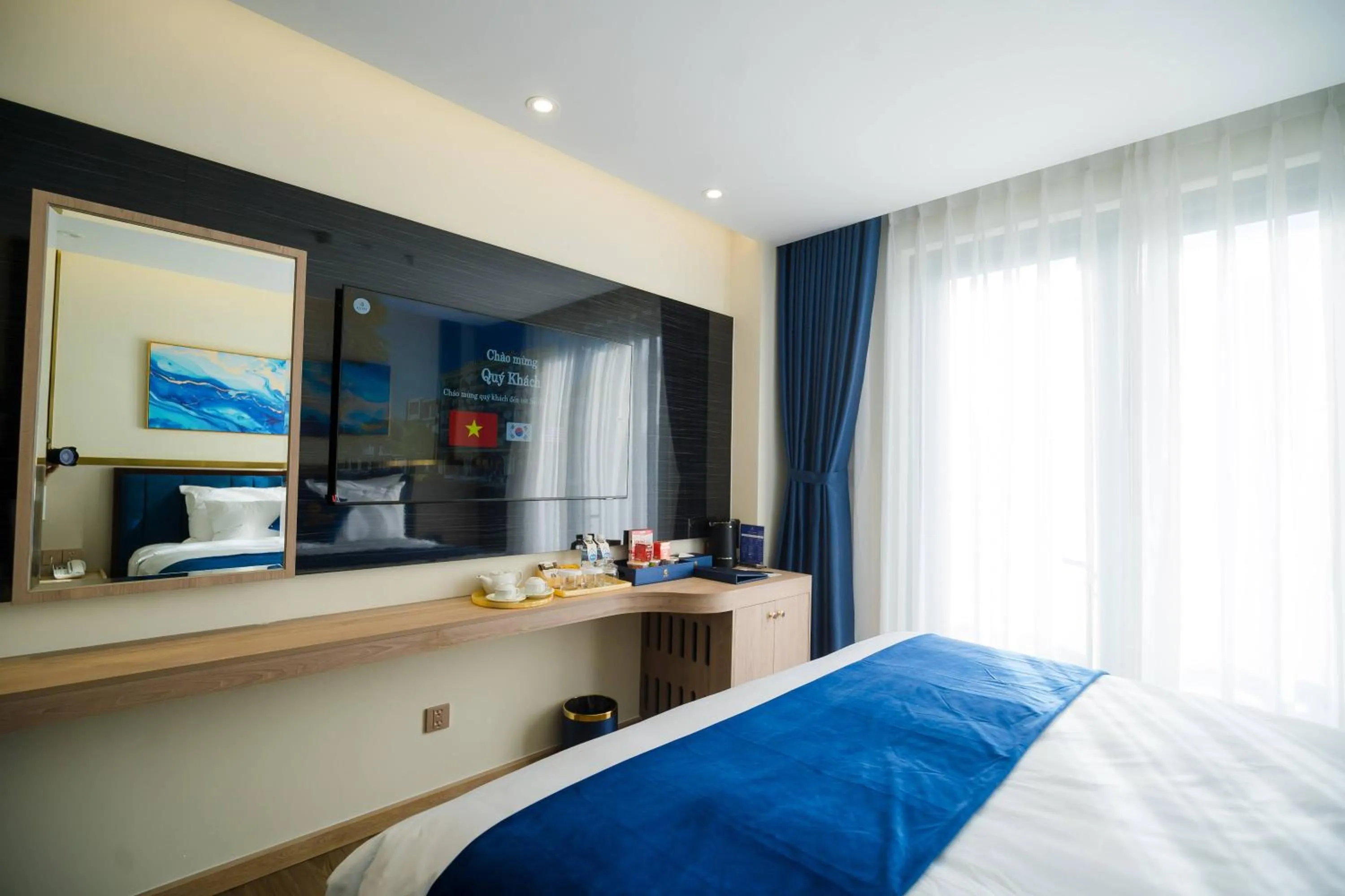 Bedroom, Bed in Sandals Mimosa