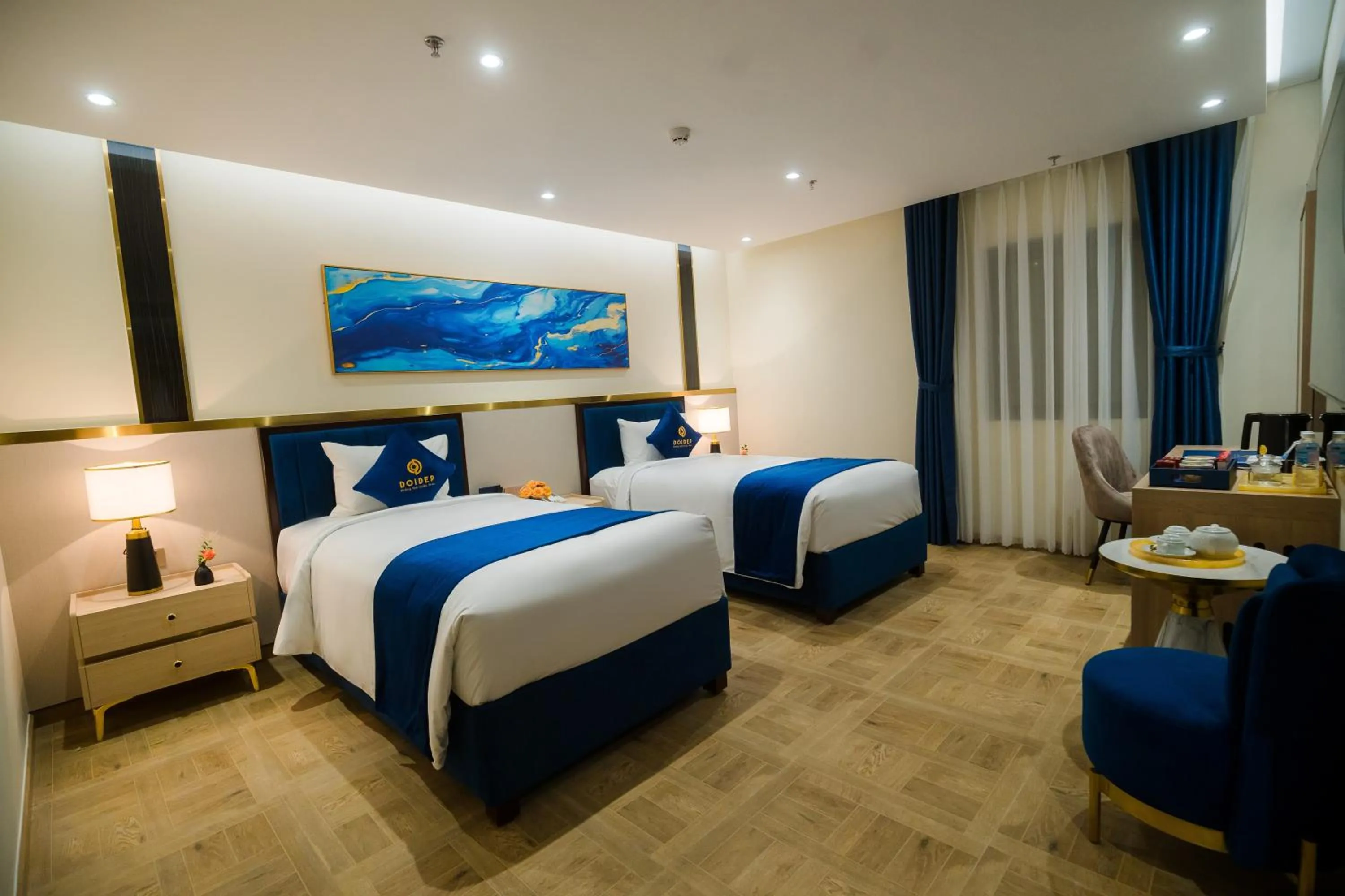 Bedroom, Bed in Sandals Mimosa