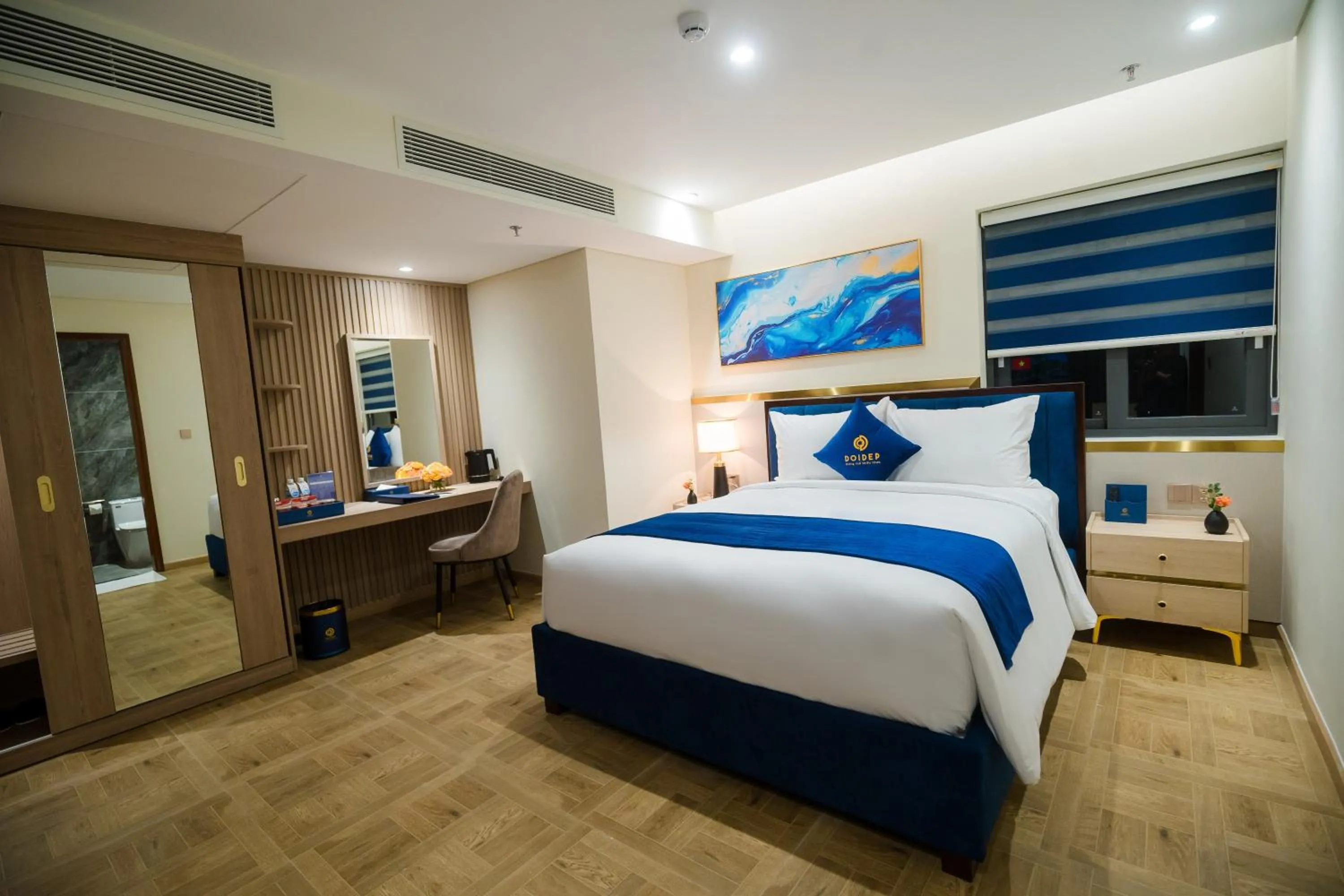 Bedroom, Bed in Sandals Mimosa