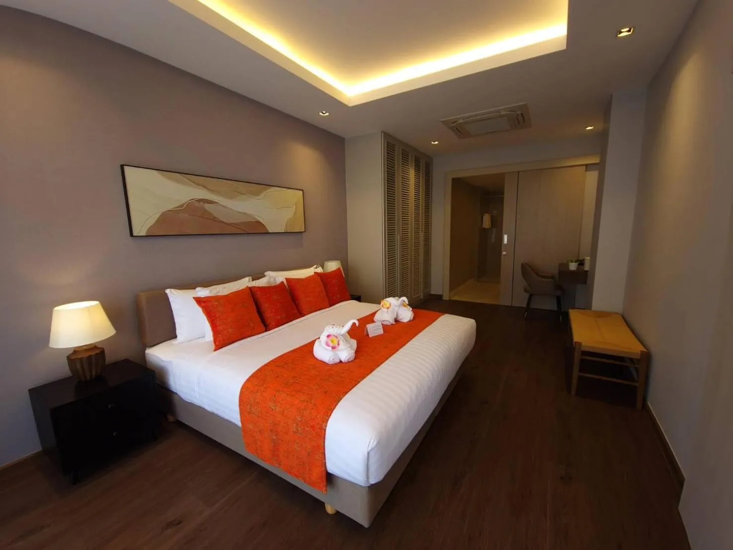 Bed in Sunshine Prestige Resort and Spa