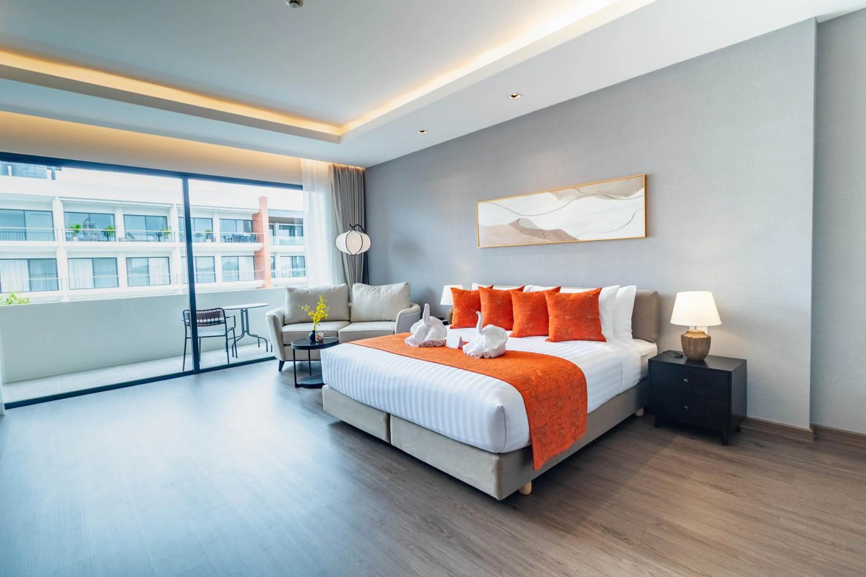 Bed in Sunshine Prestige Resort and Spa