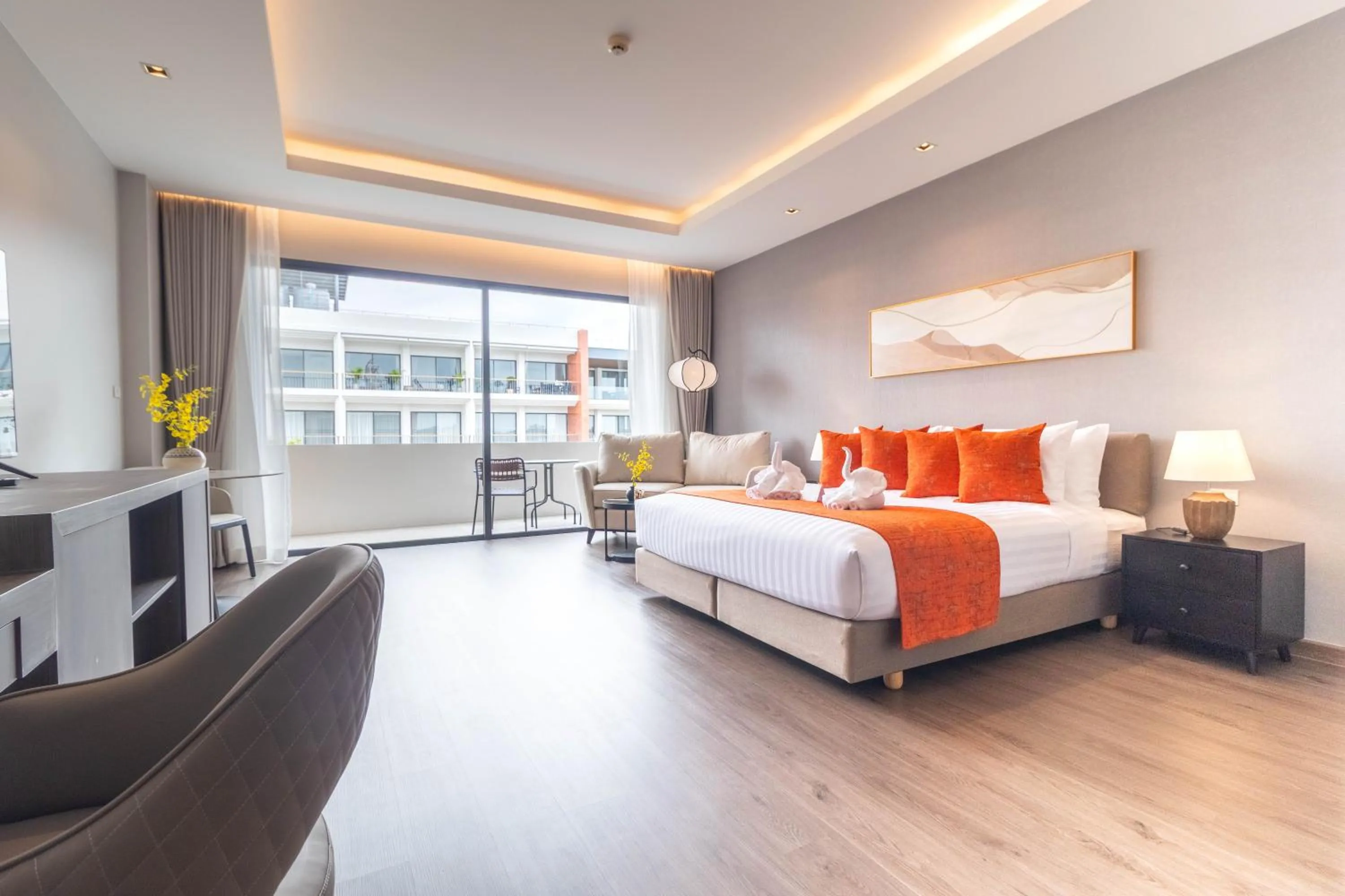 Bed in Sunshine Prestige Resort and Spa