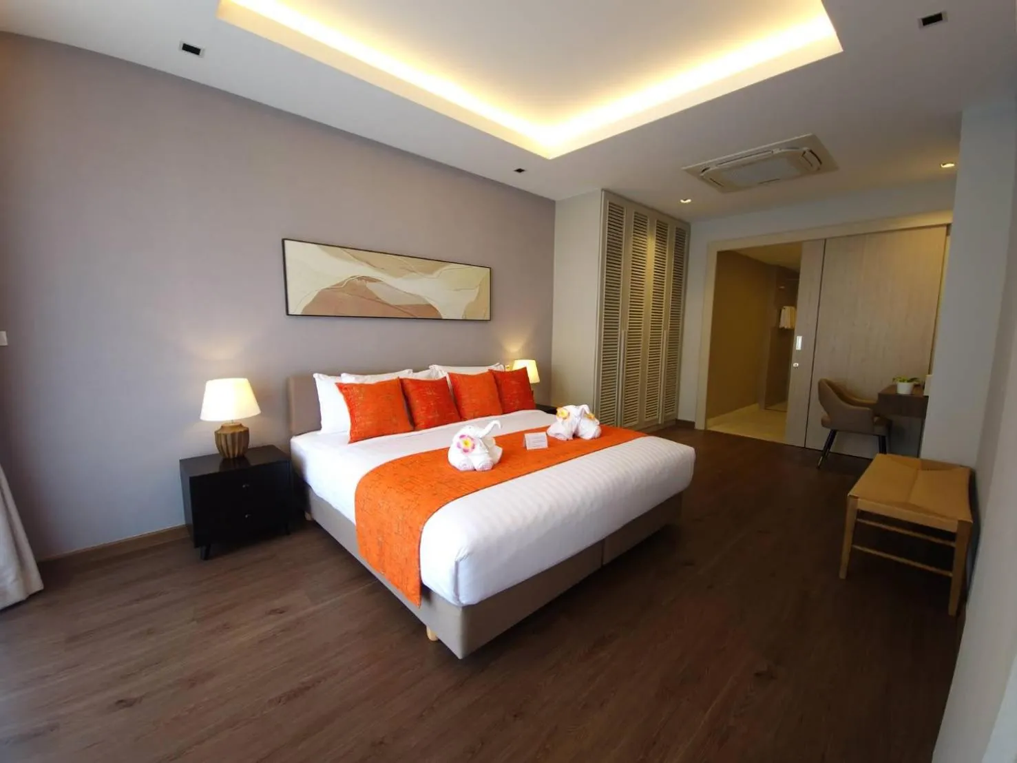 Bed in Sunshine Prestige Resort and Spa