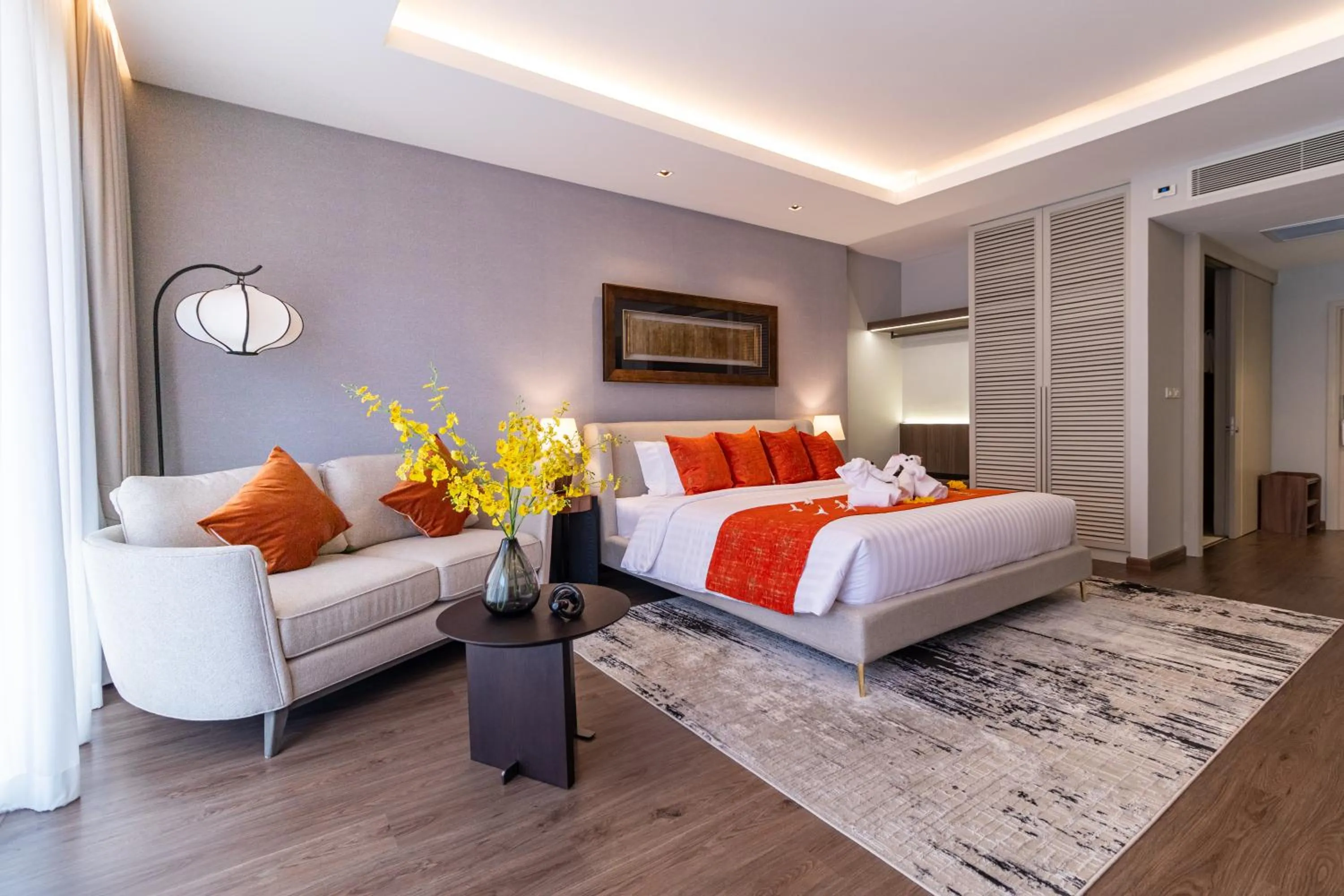 Bed in Sunshine Prestige Resort and Spa